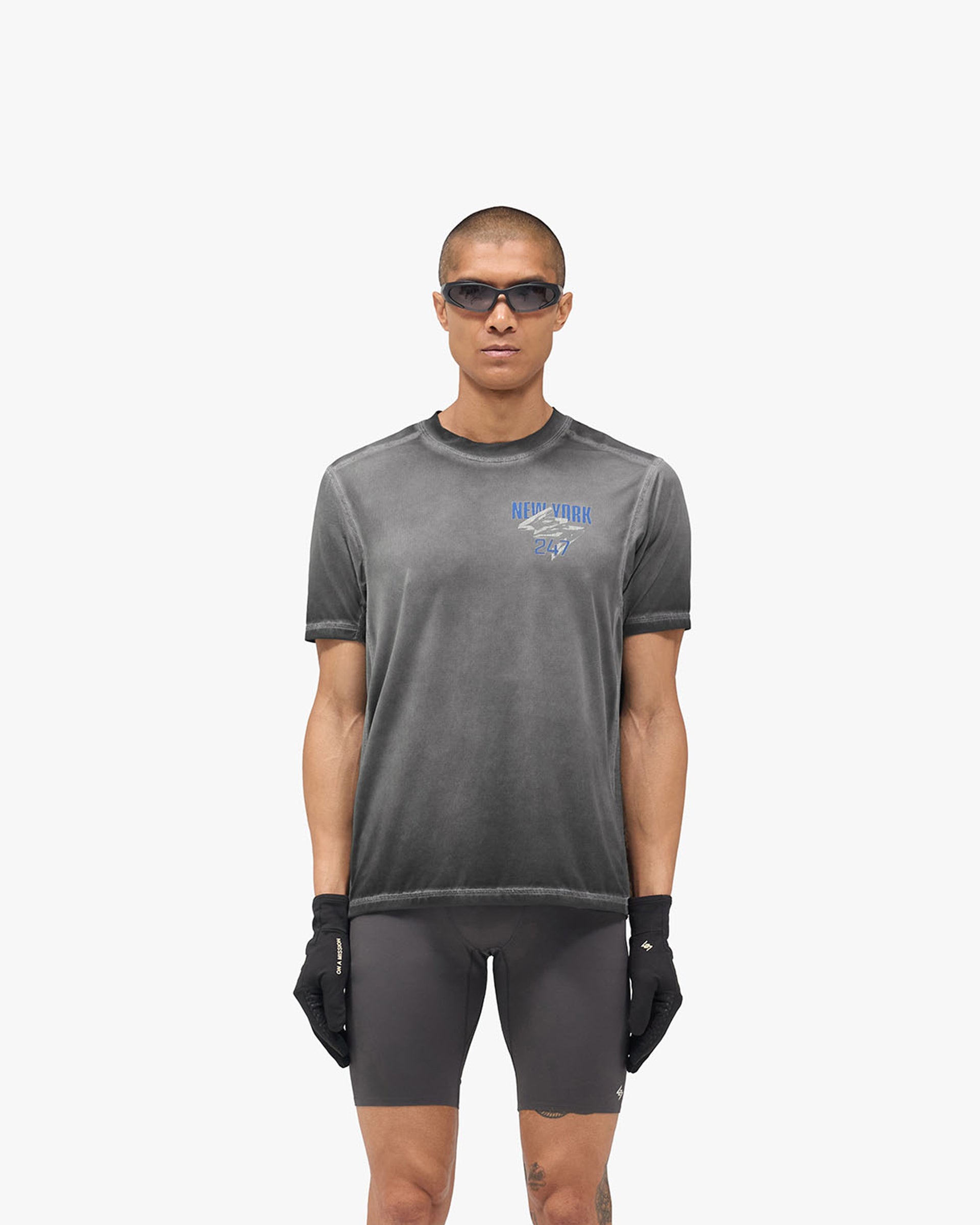 247 New York T-Shirt - Washed Grey