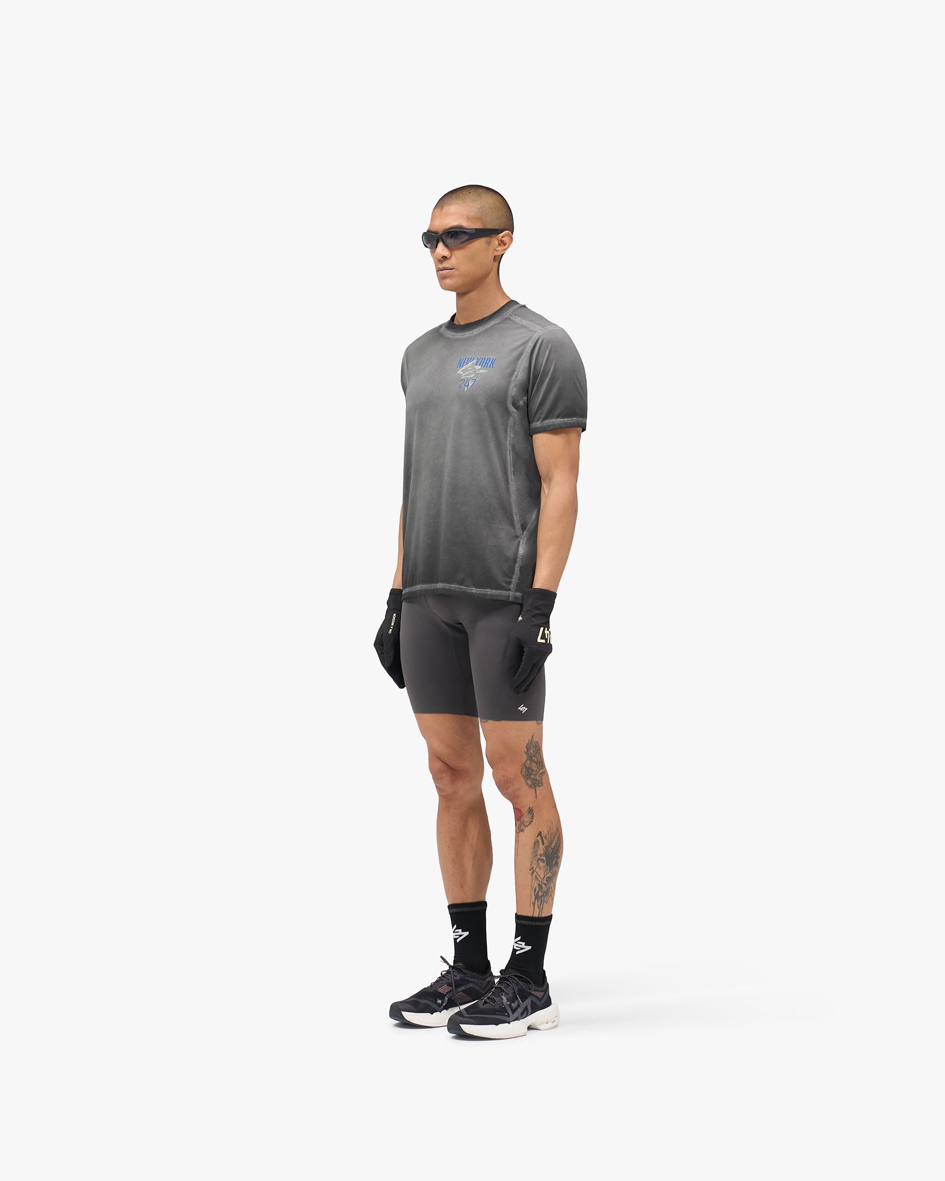 247 New York T-Shirt - Washed Grey
