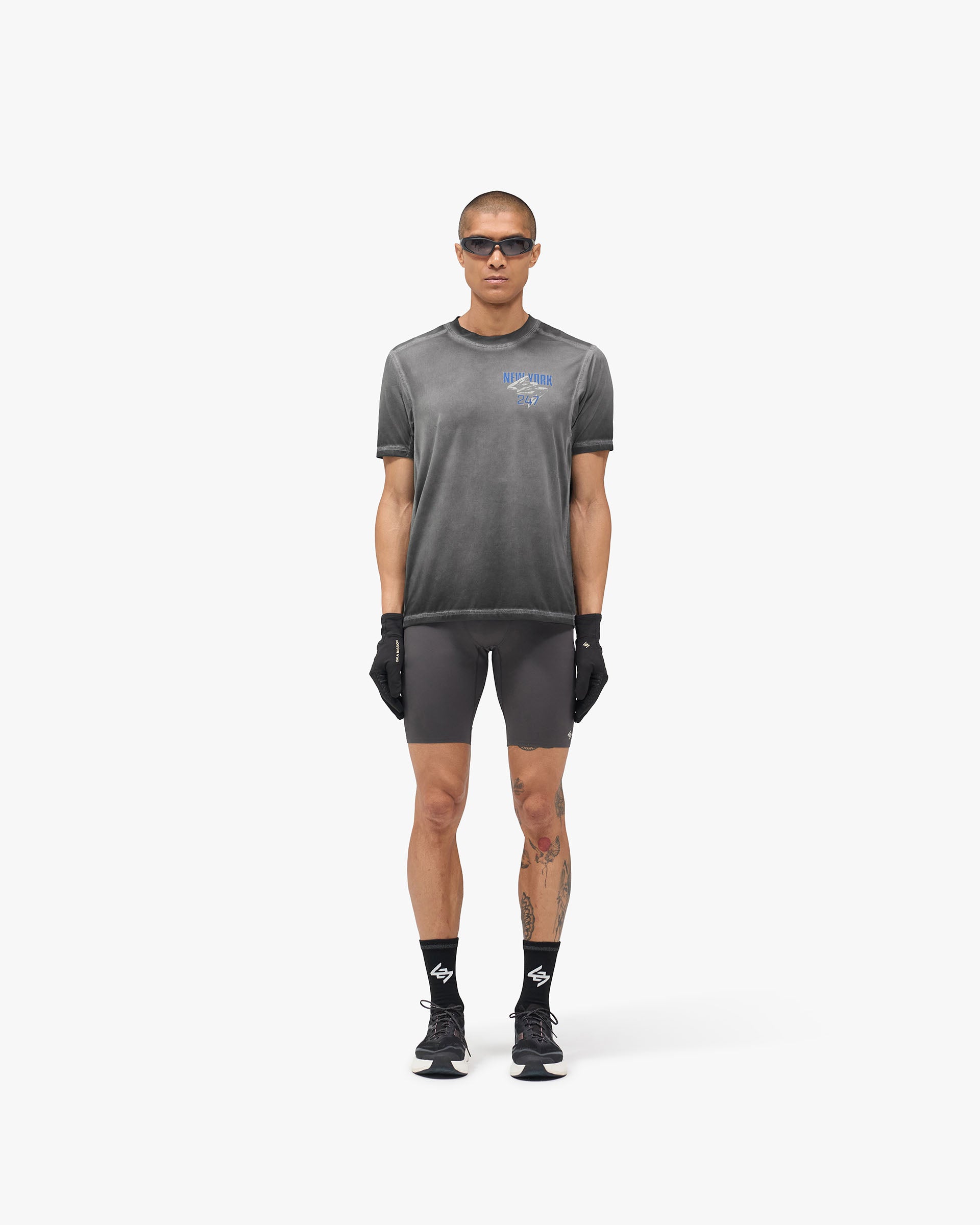 247 New York T-Shirt - Washed Grey