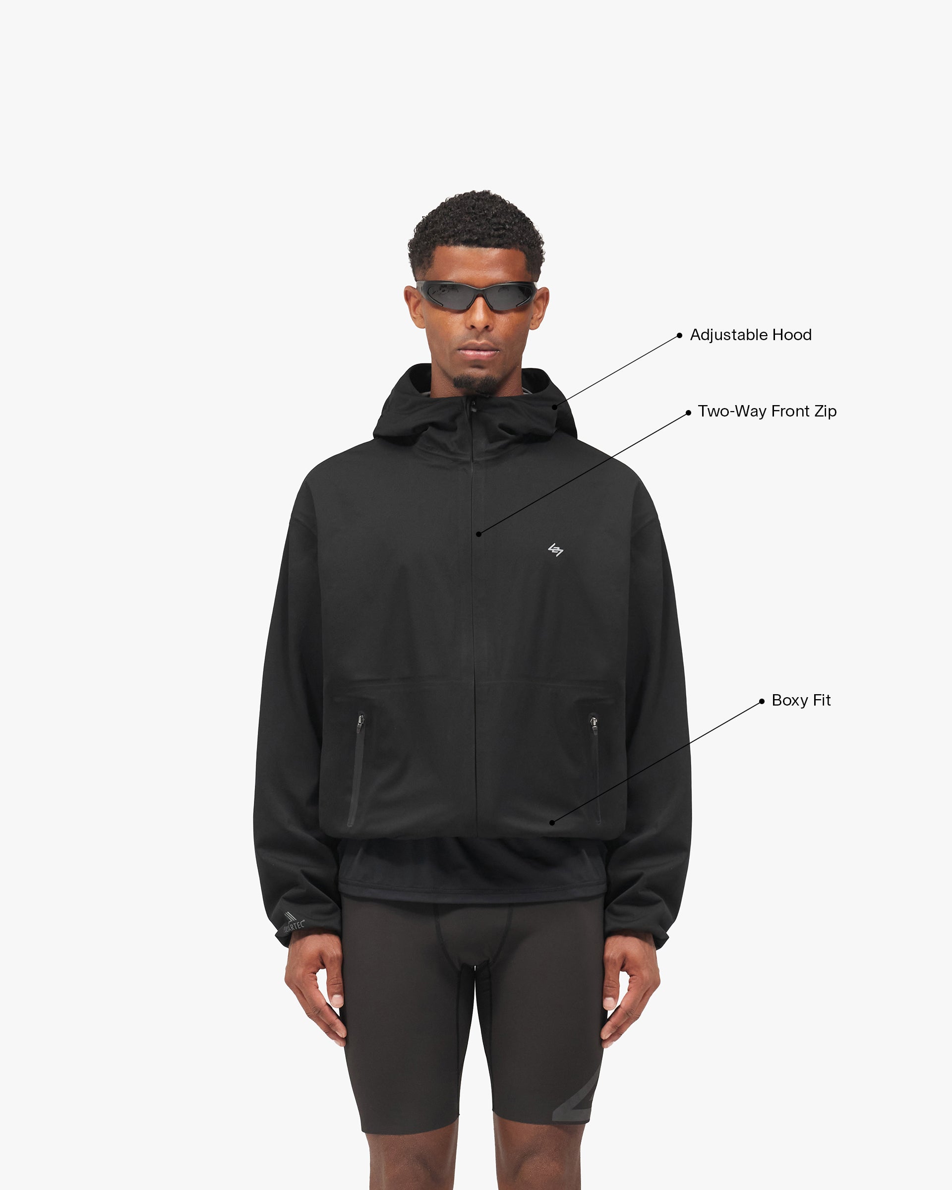 247 Power Shield™  Windbreaker - Jet Black
