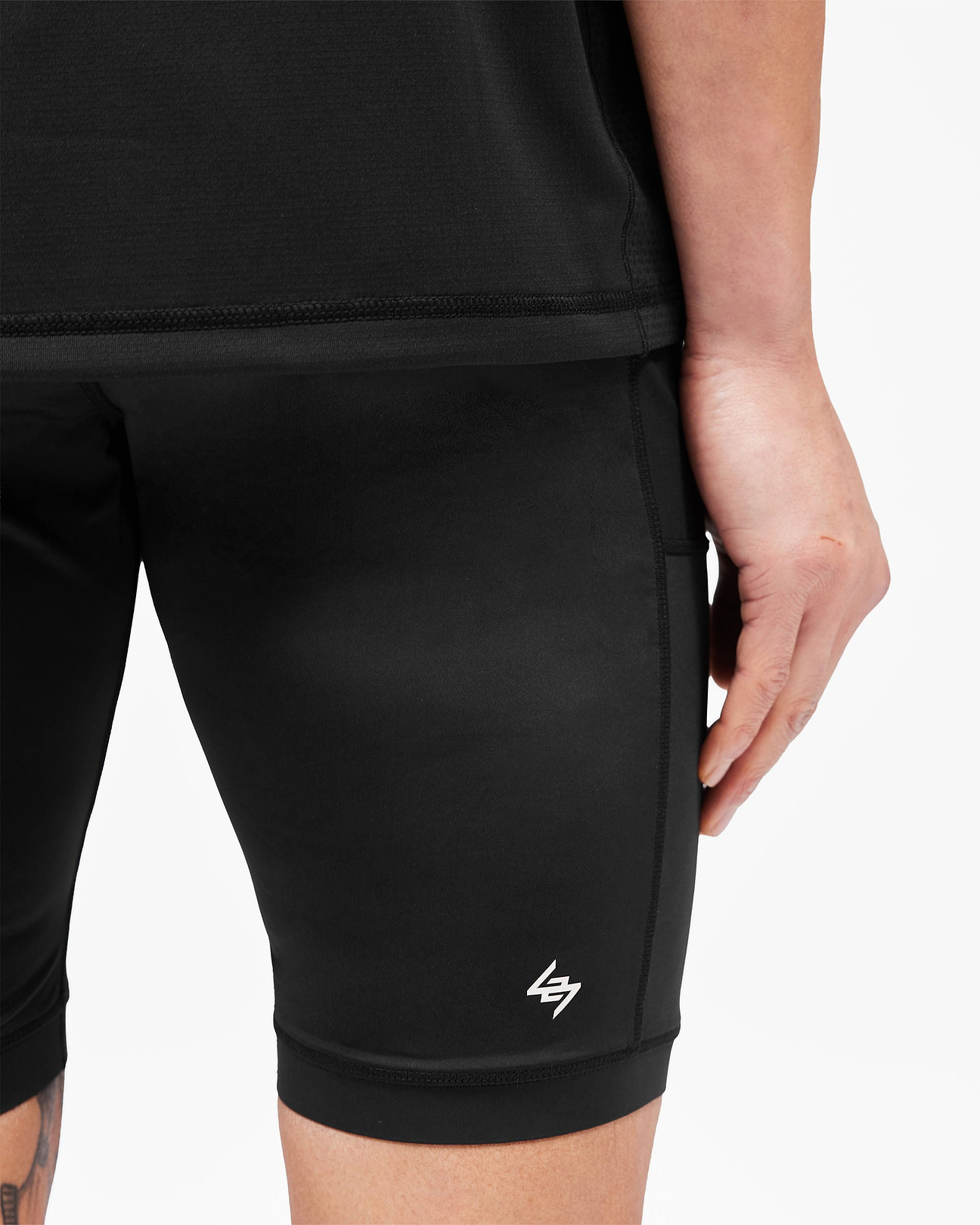 247 Cargo Half Tight - Jet Black | REPRESENT