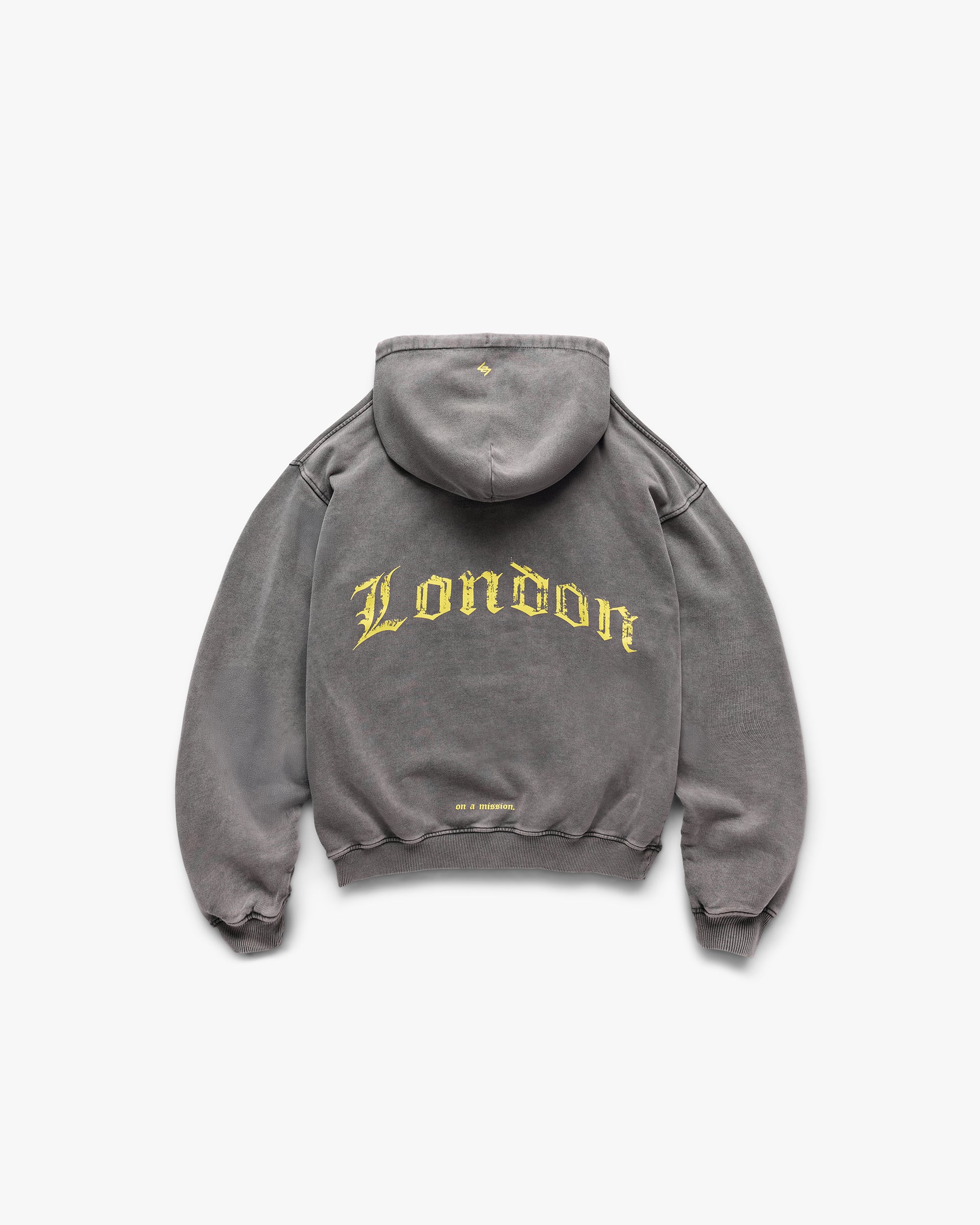 247 London Hoodie - Aged Grey