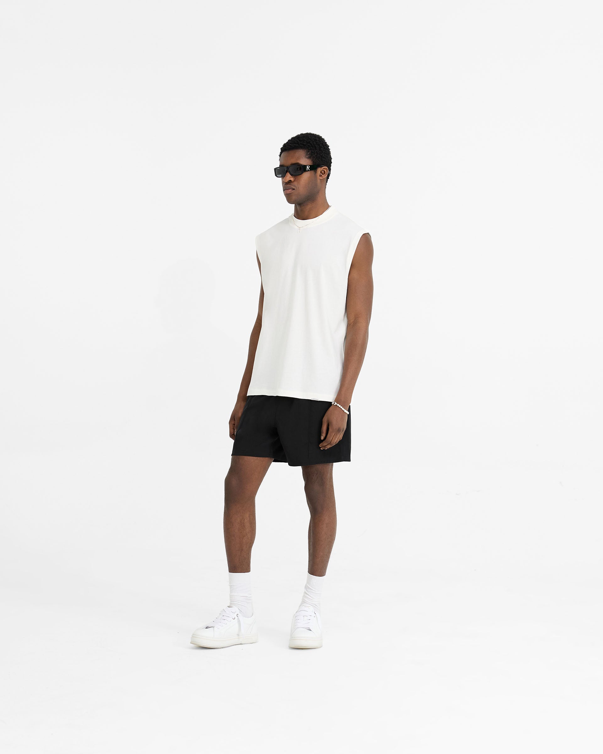 Initial Sweatshorts - Ice Grey Marl