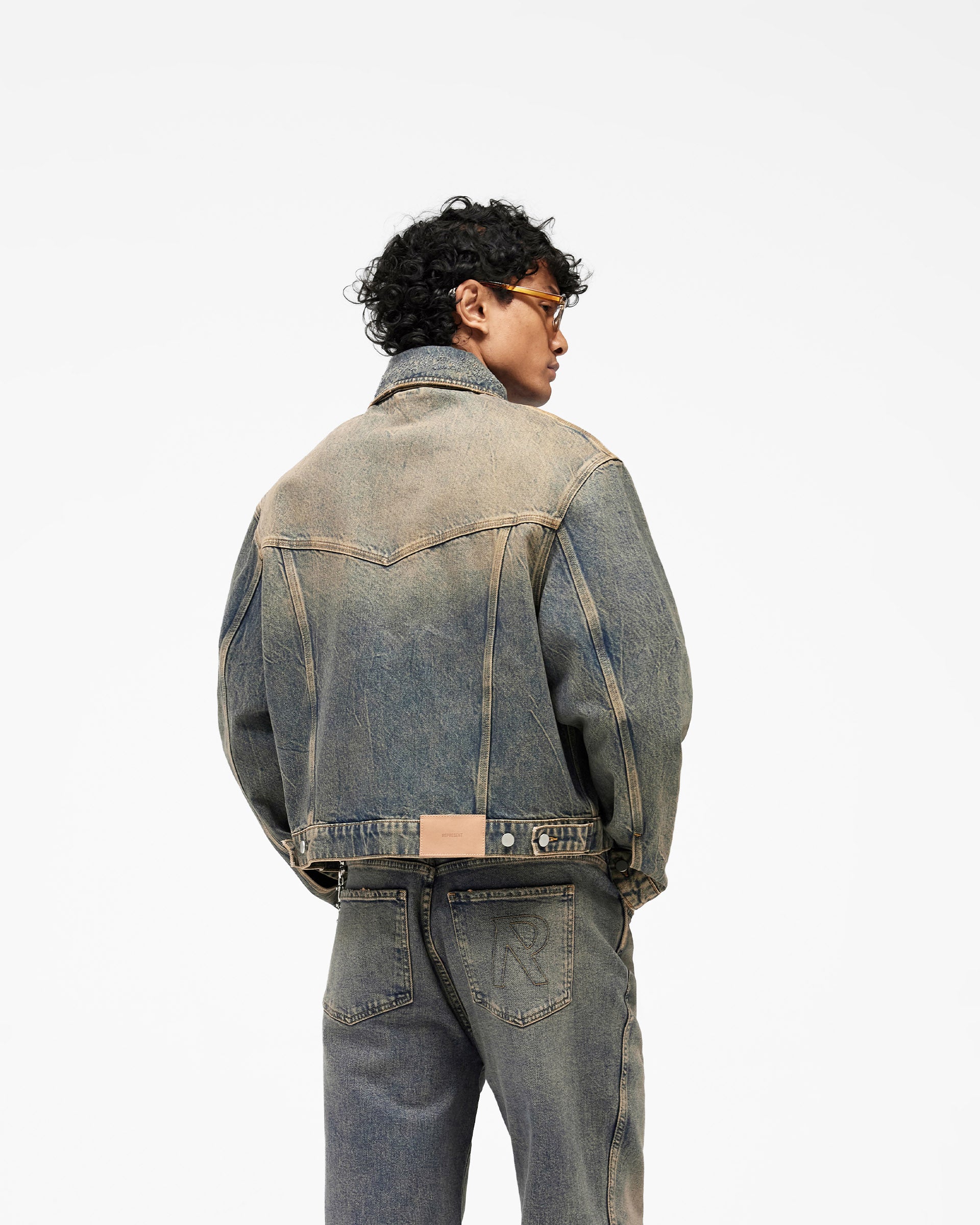 Denim Trucker - Blue Cream