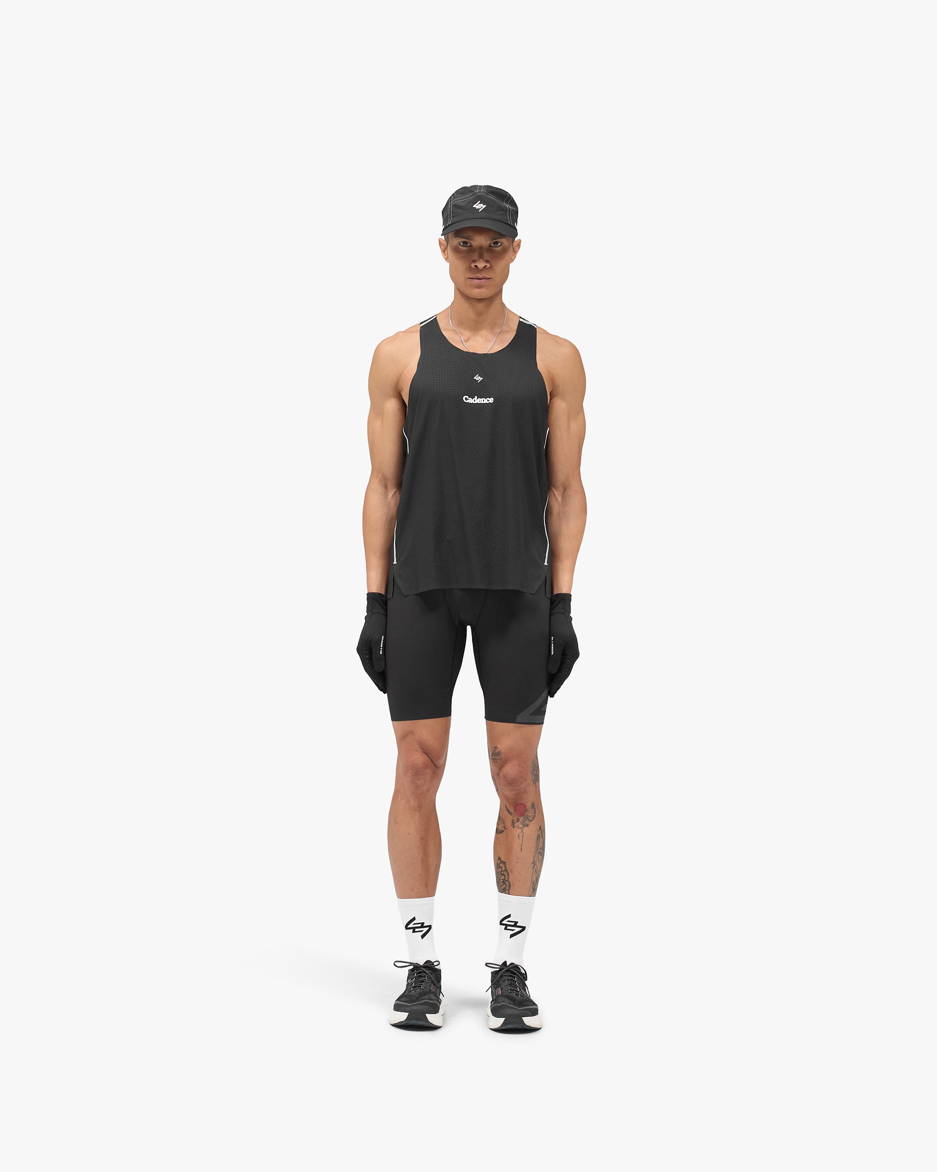 247 X Cadence Singlet - Jet Black