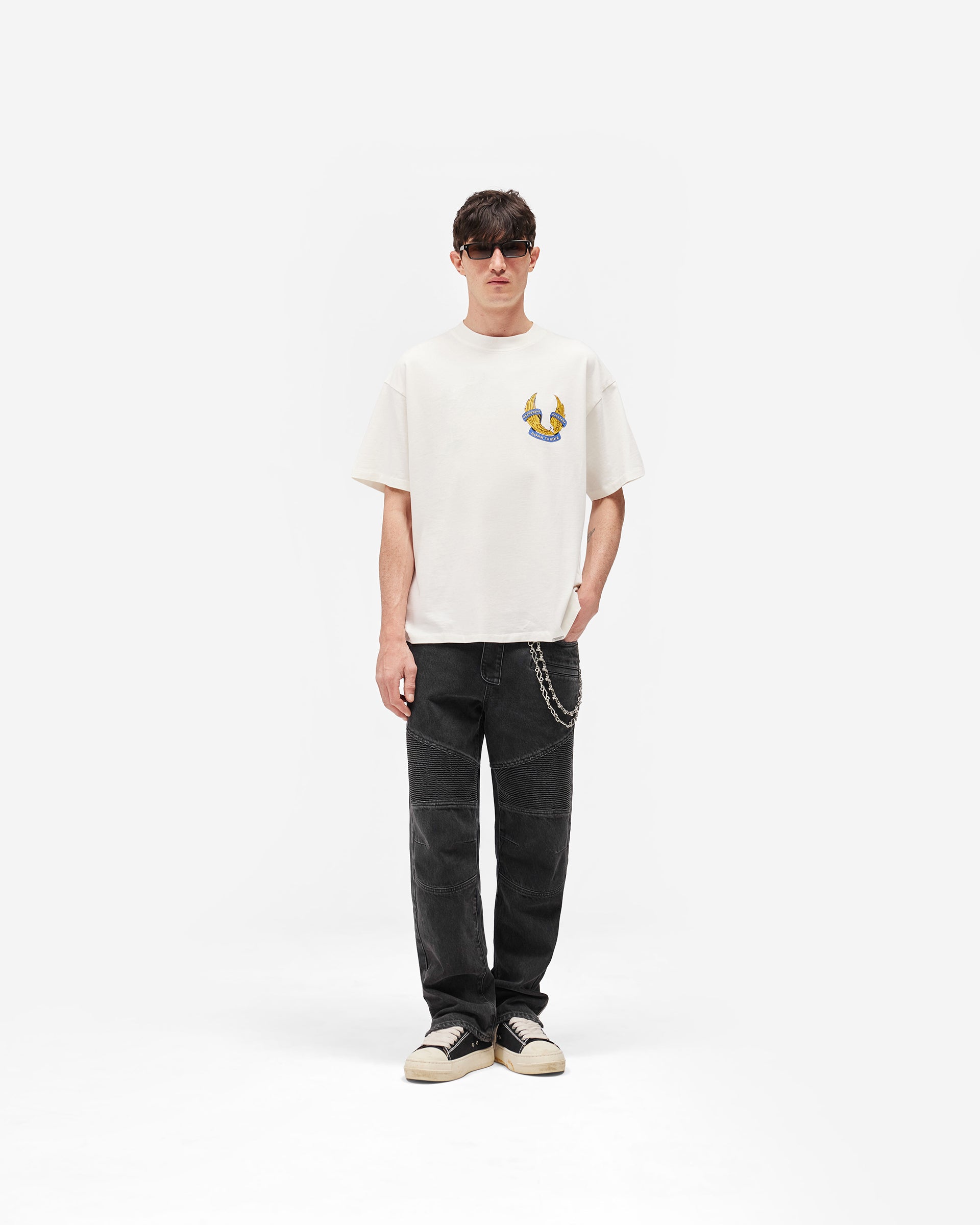 Represent X Belstaff Biker Denim - Vintage Grey