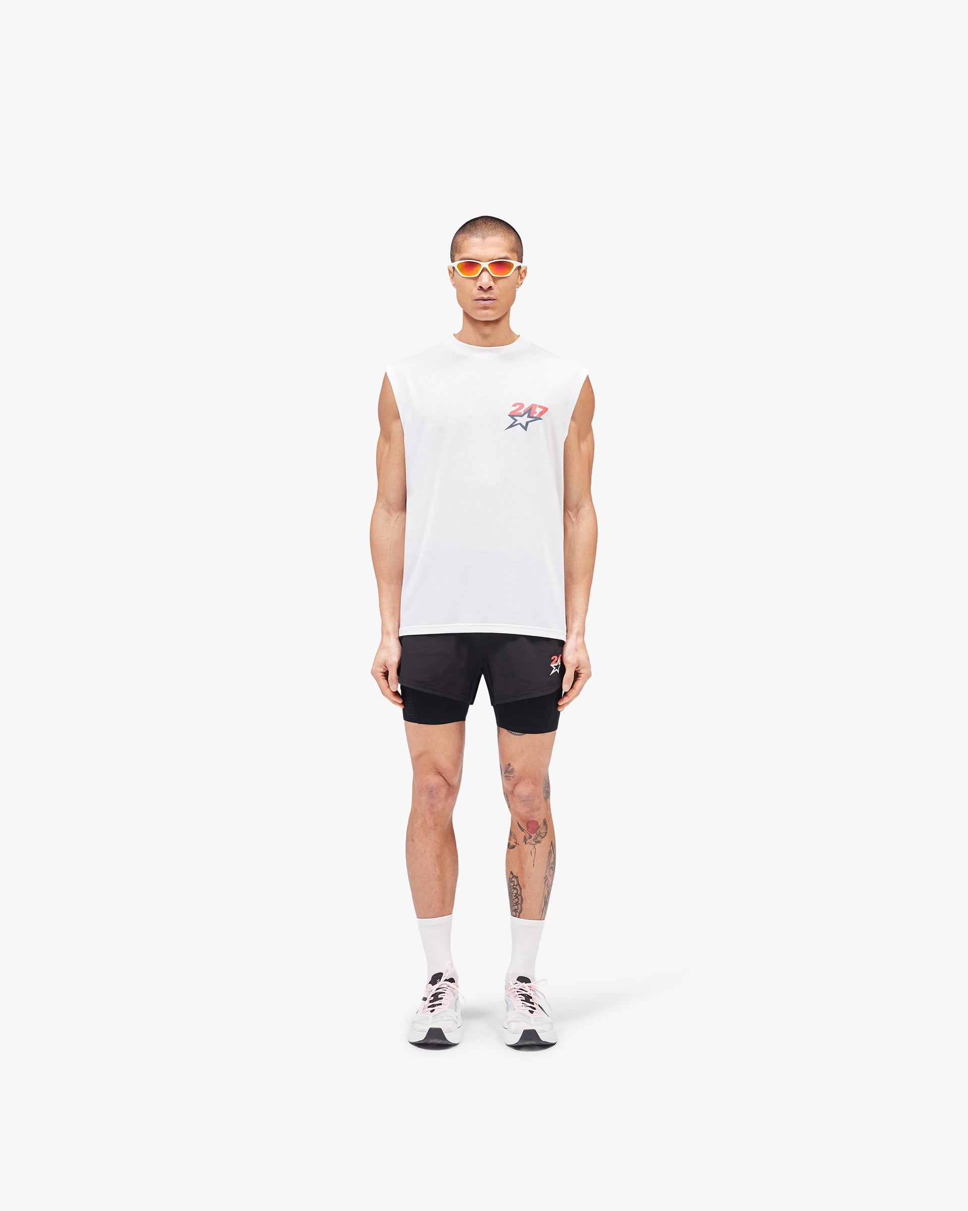 Team 247 Star Tank - Flat White