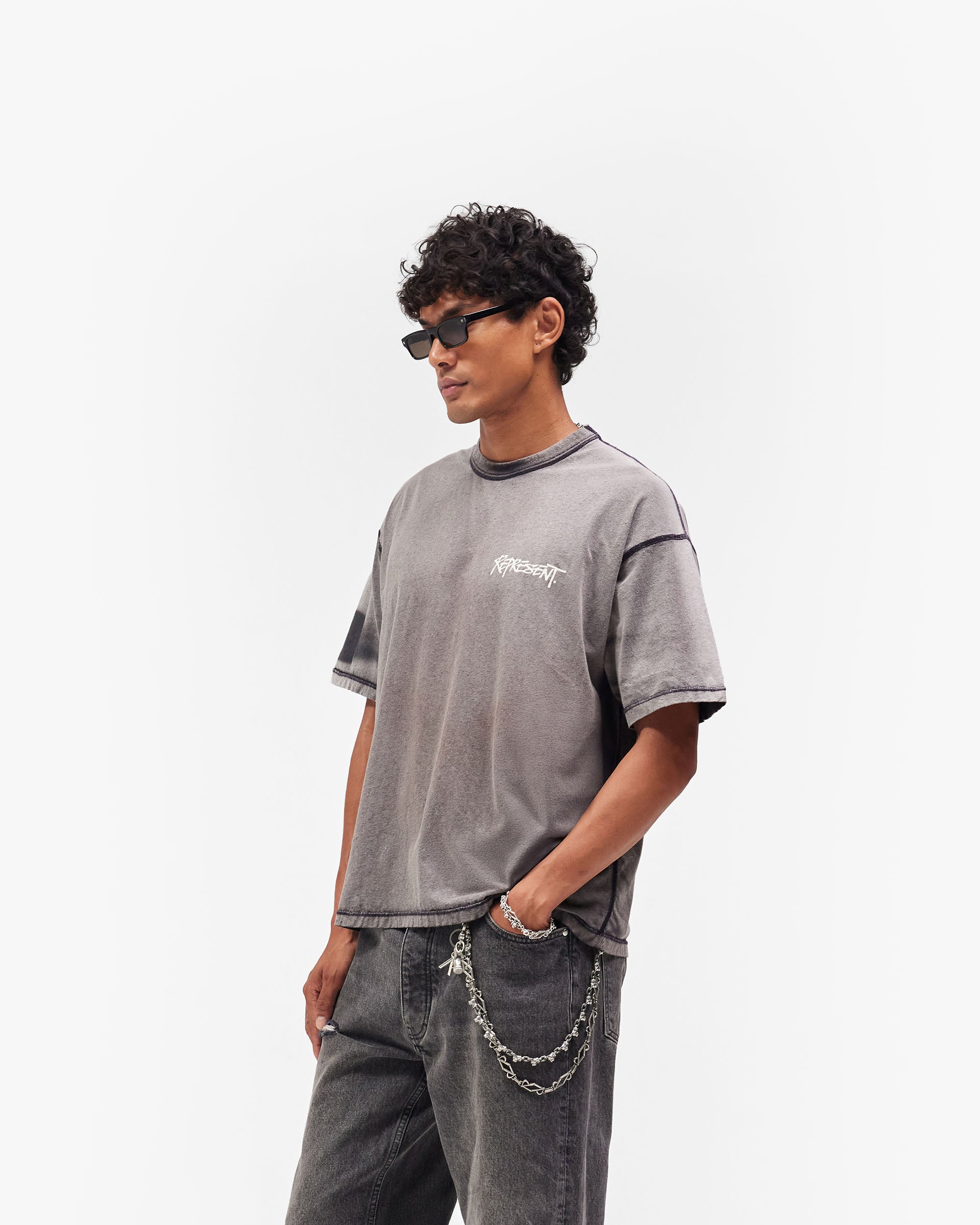 Marker Logo T-Shirt - Sunfade