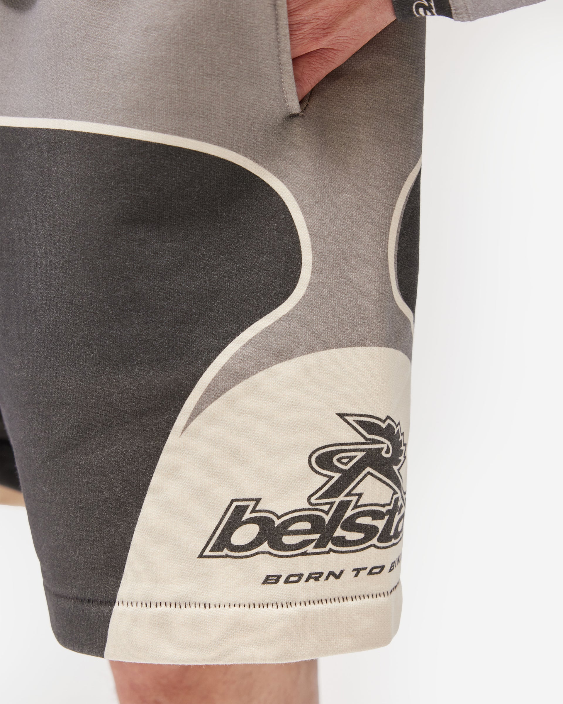 Represent X Belstaff Racing Shorts - Dark Grey