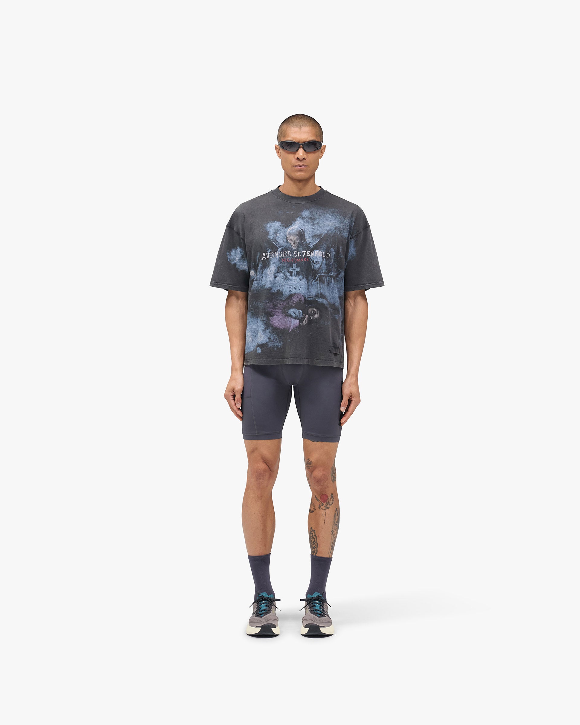 247 x Avenged Sevenfold Nightmare T-Shirt - Aged Black