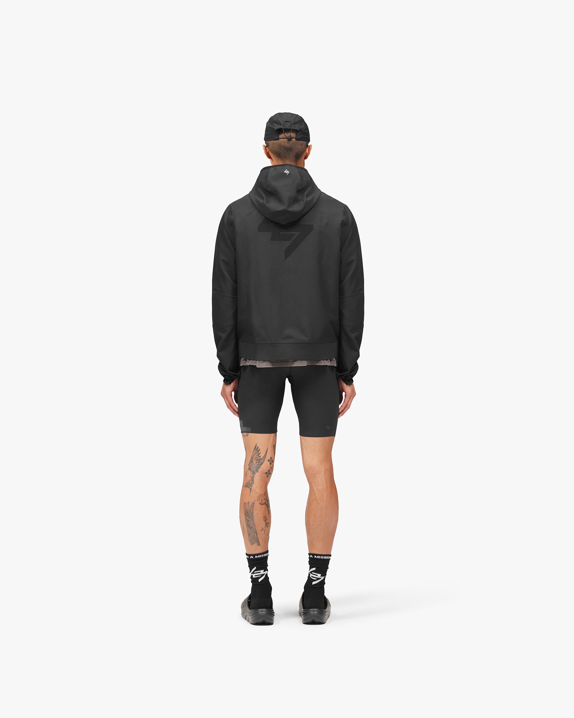 247 Hybrid Running Shell - Jet Black