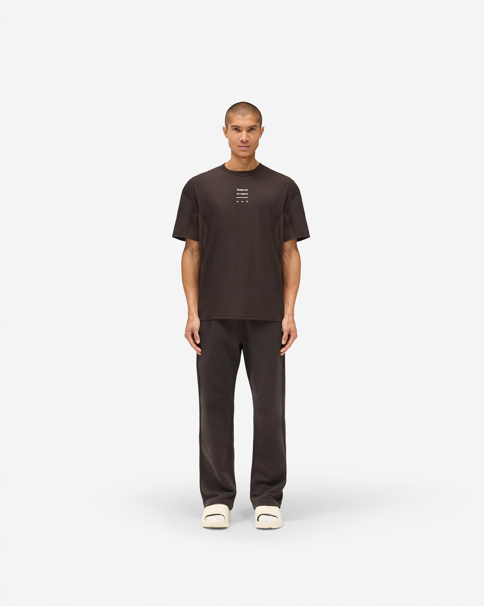247 Straight Leg Jogger - Chocolate