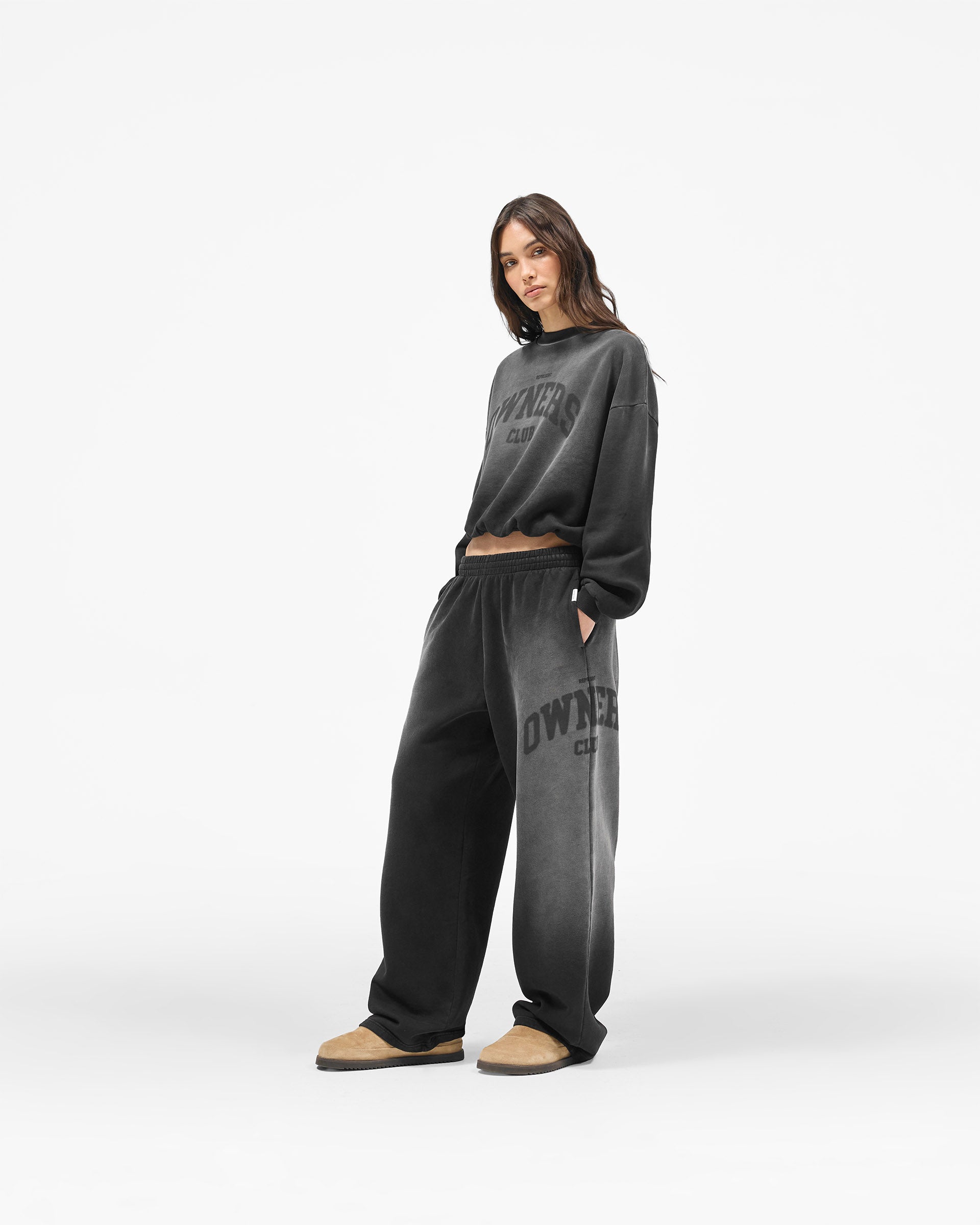 Represent Owners Club Sweater - Weathered Black