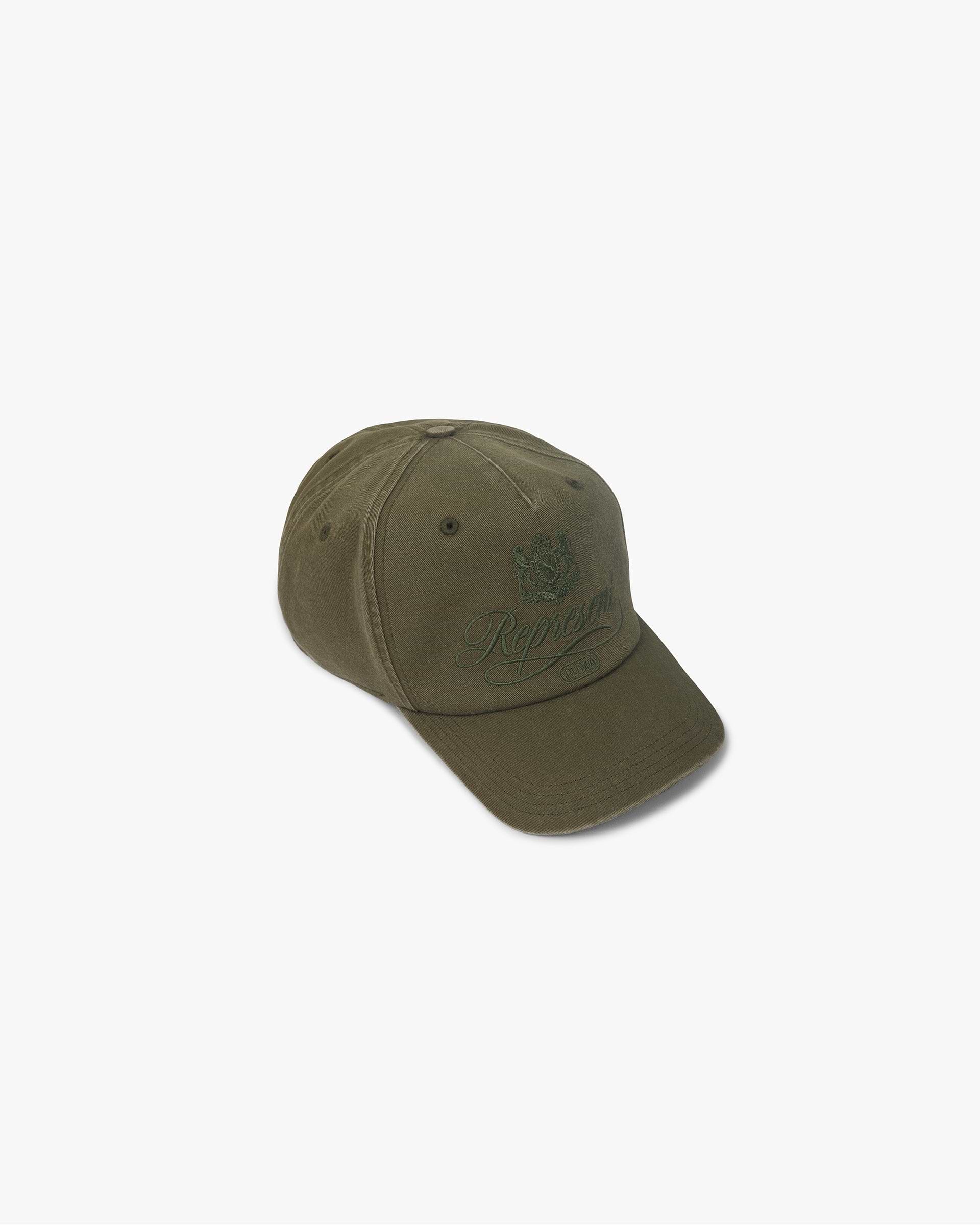 Represent X Puma Baseball Cap - Olive Night