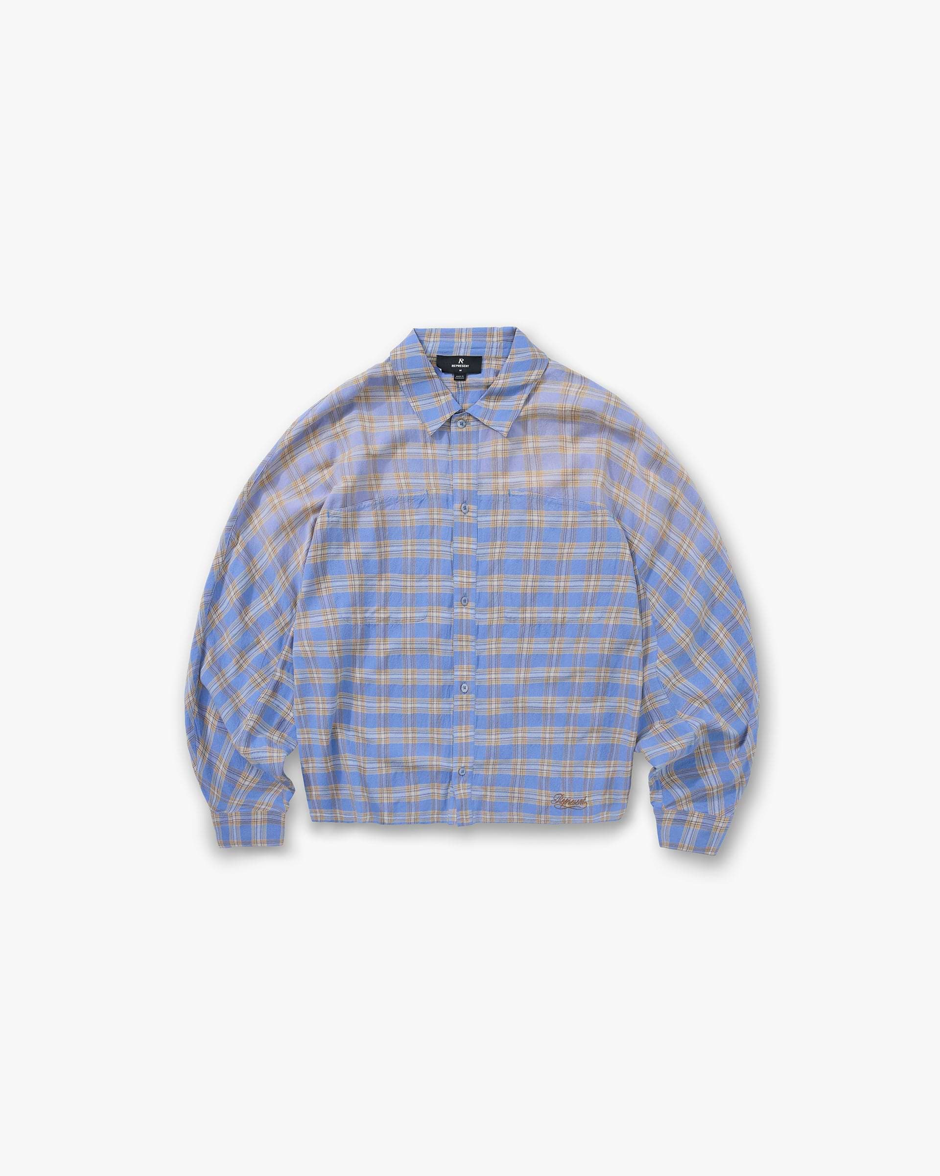 Santa Monica Flannel Shirt - Drift Blue