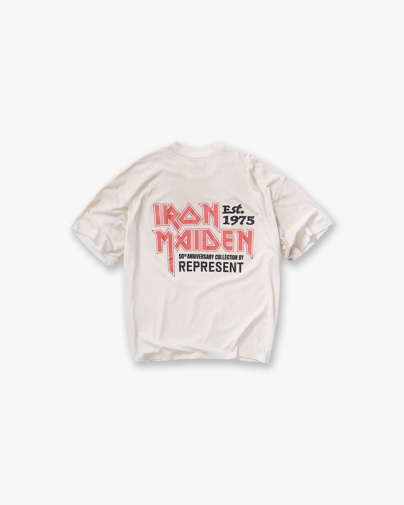 Represent x Iron Maiden Anniversary T-Shirt | Ecru | REPRESENT