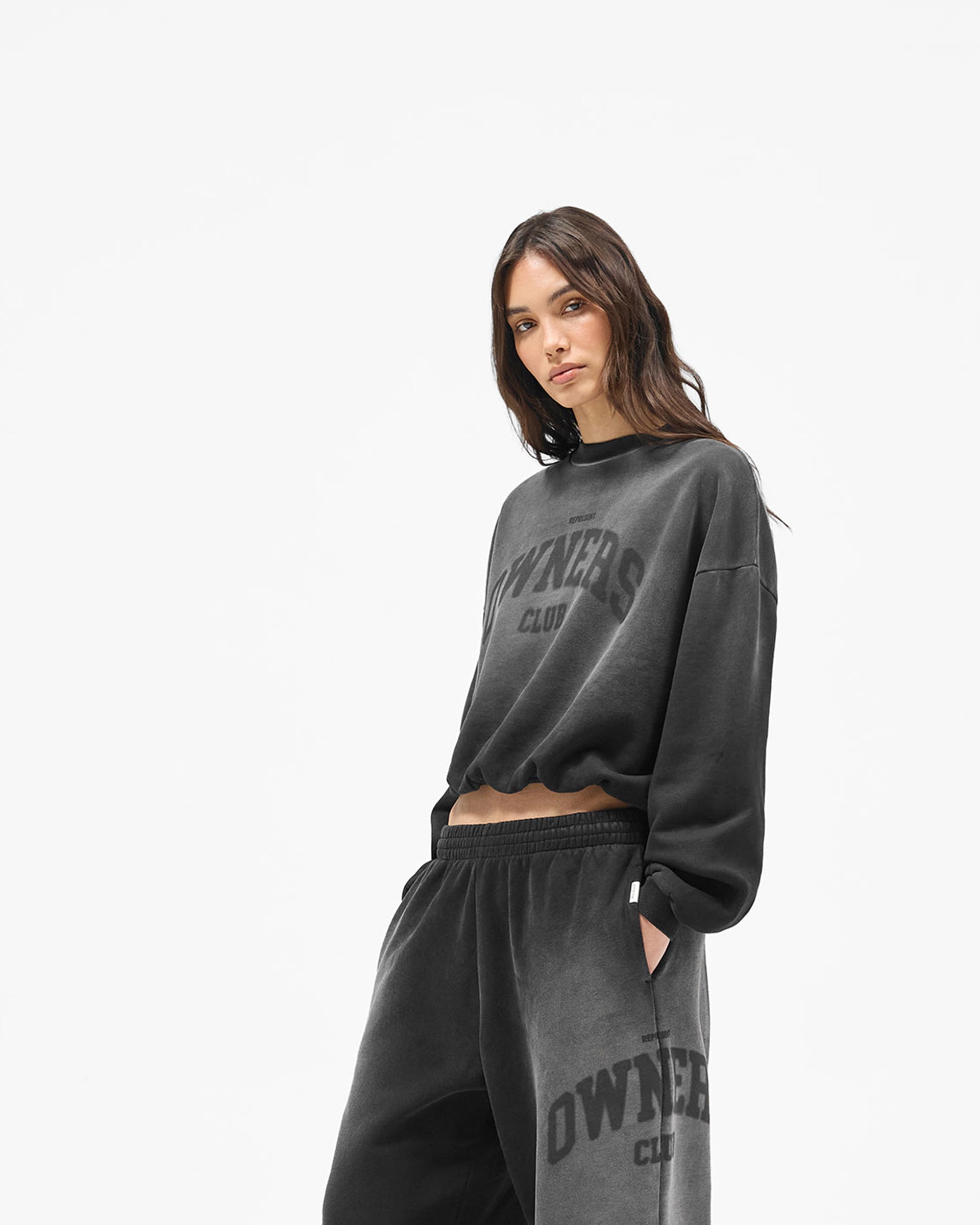 Represent Owners Club Sweater - Weathered Black