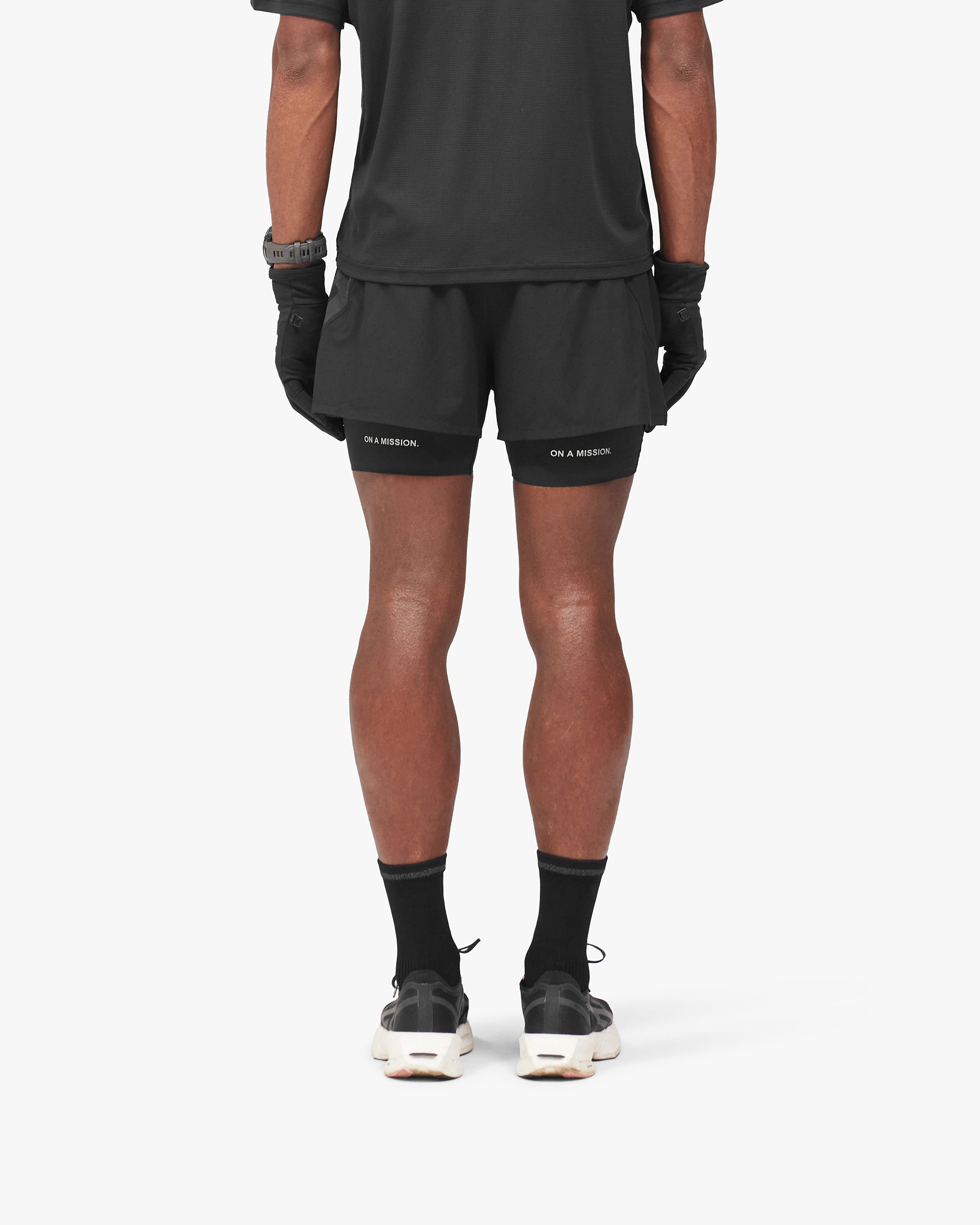 247 Ghost 2-In-1 Short - Jet Black