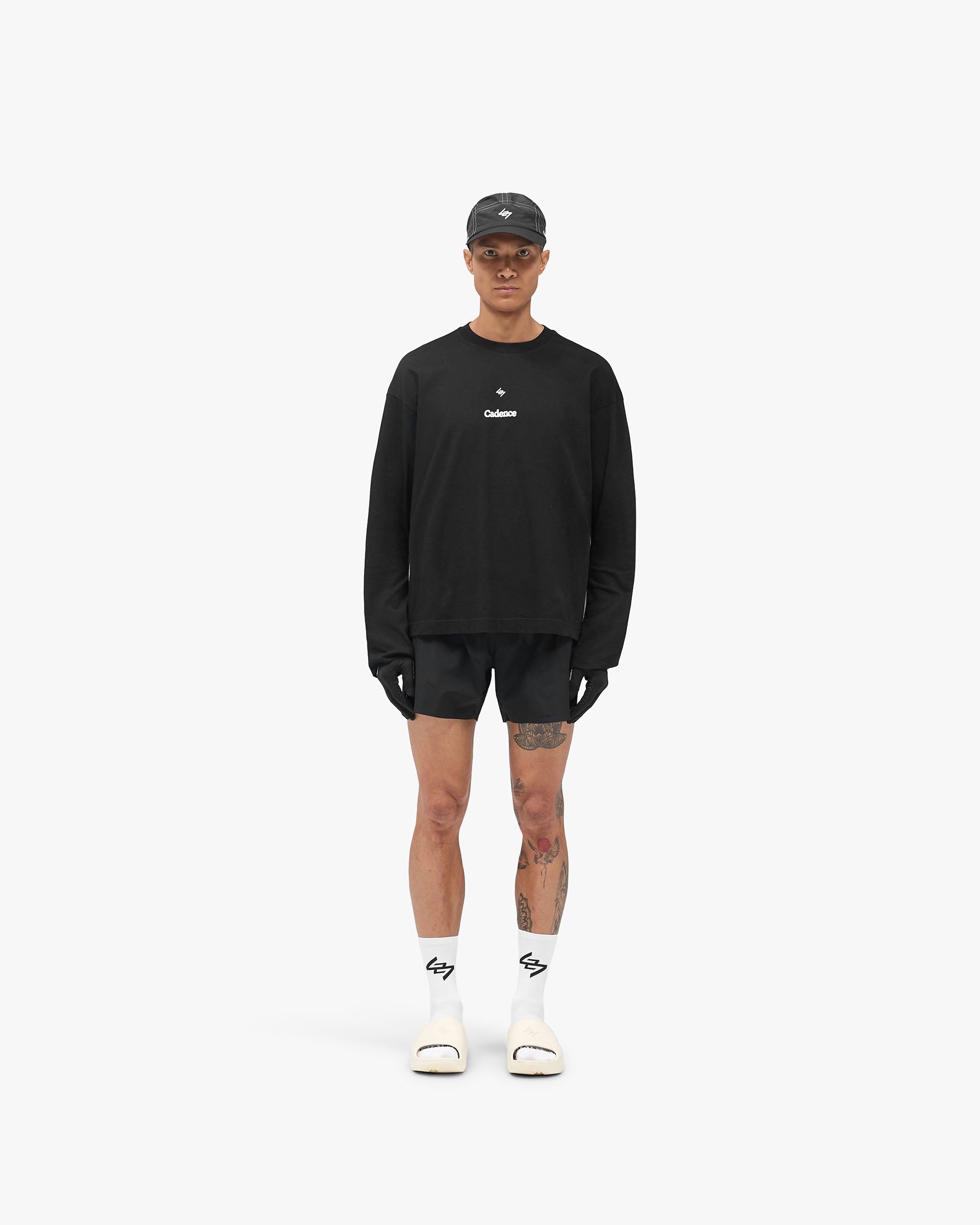 247 X Cadence Long Sleeve T-Shirt - Jet Black