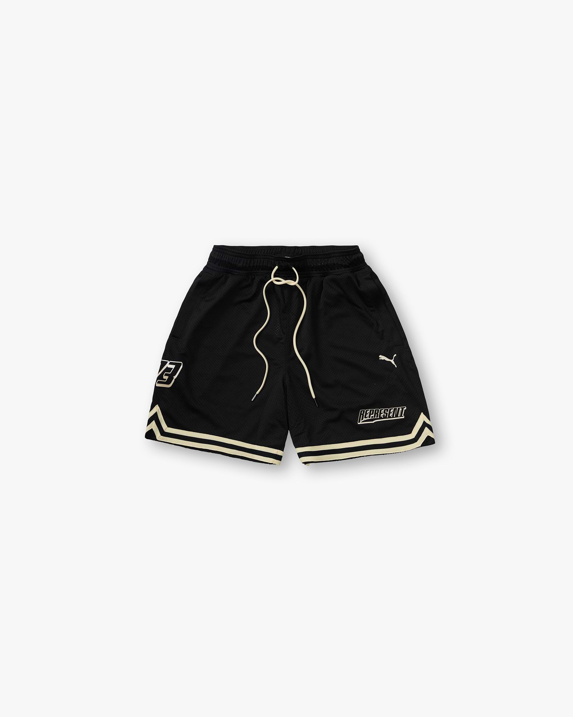Represent X Puma Shorts - Puma Black