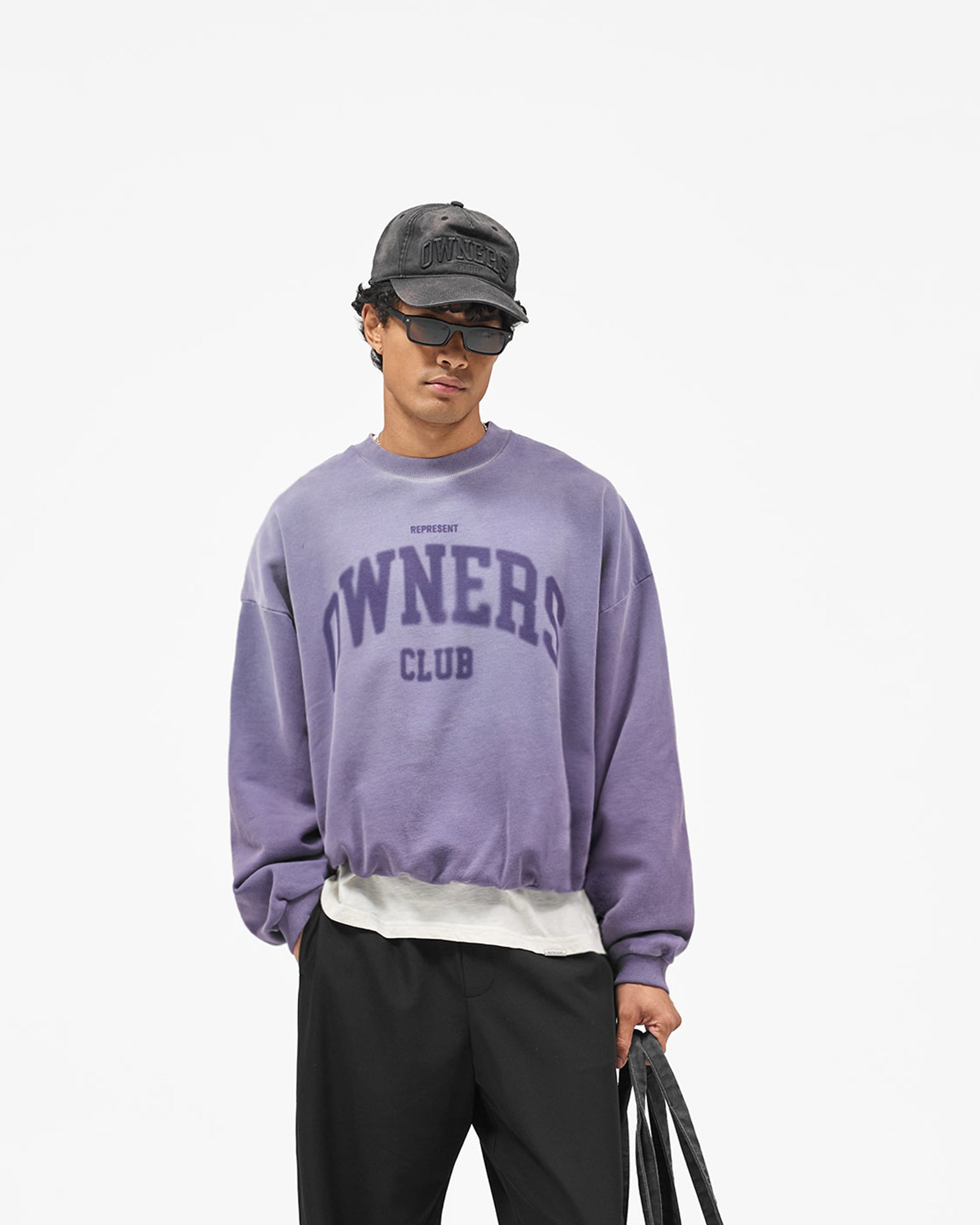 Represent Owners Club Sweatshirt - Deep Purple