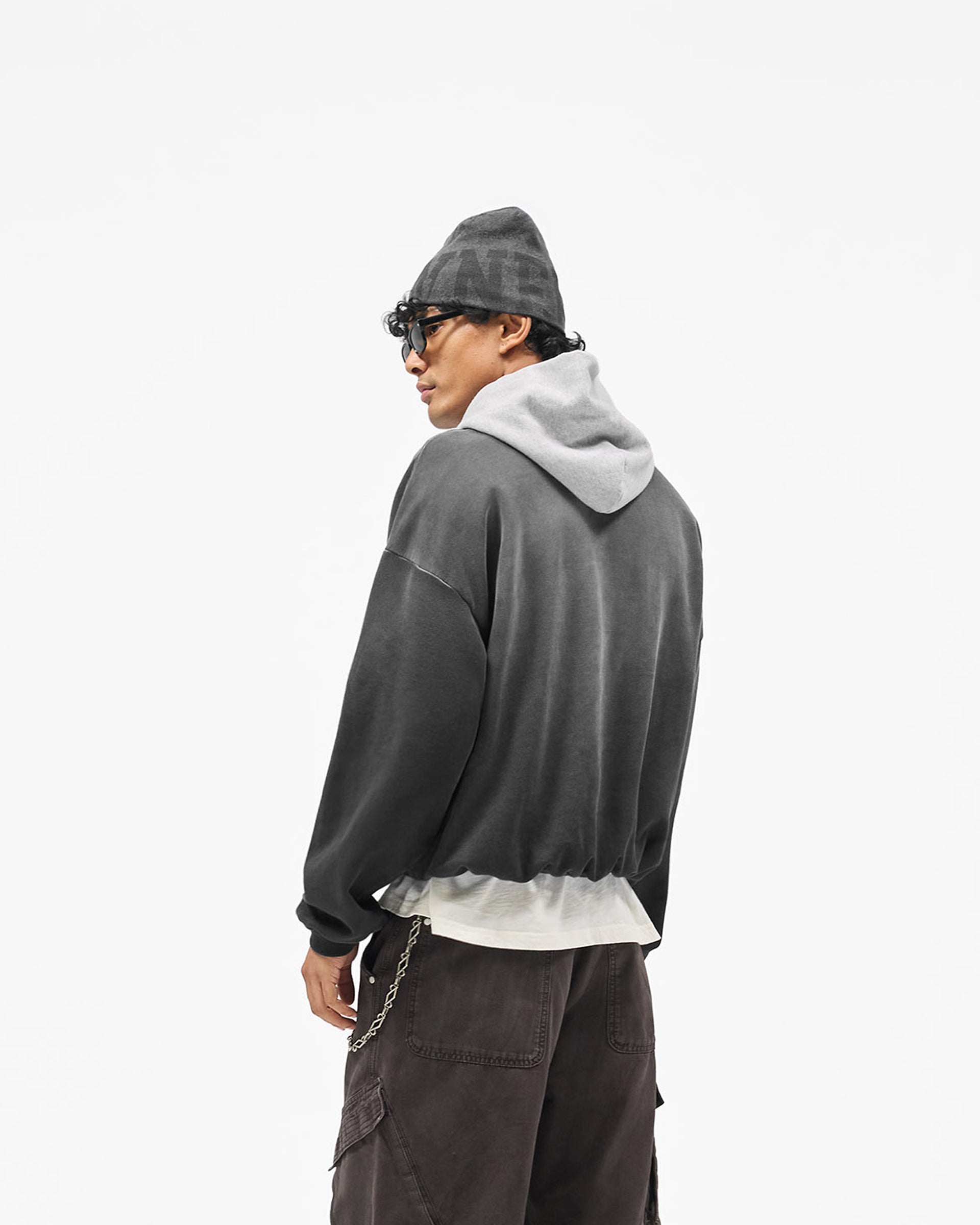 Represent Owners Club Contrast Hoodie - Weathered Black