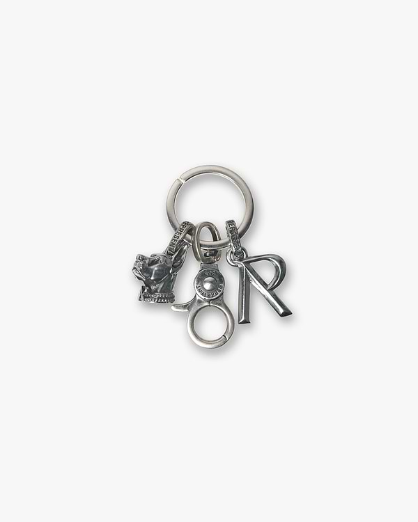Doberman Initial Key Chain