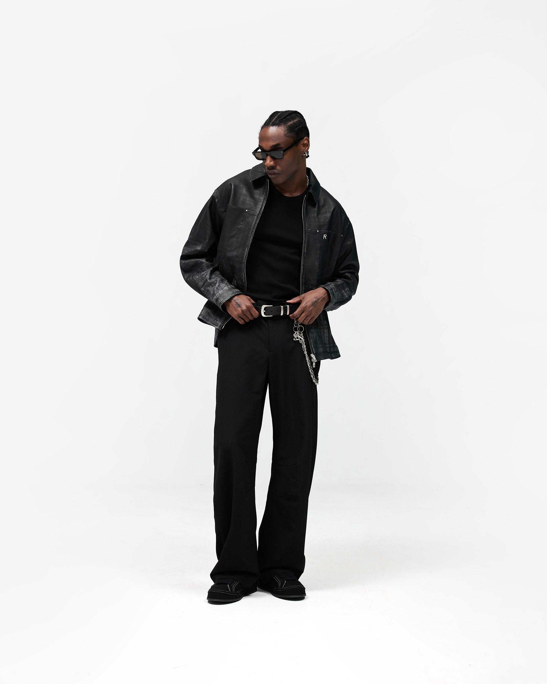 Rodeo Leather Jacket - Jet Black