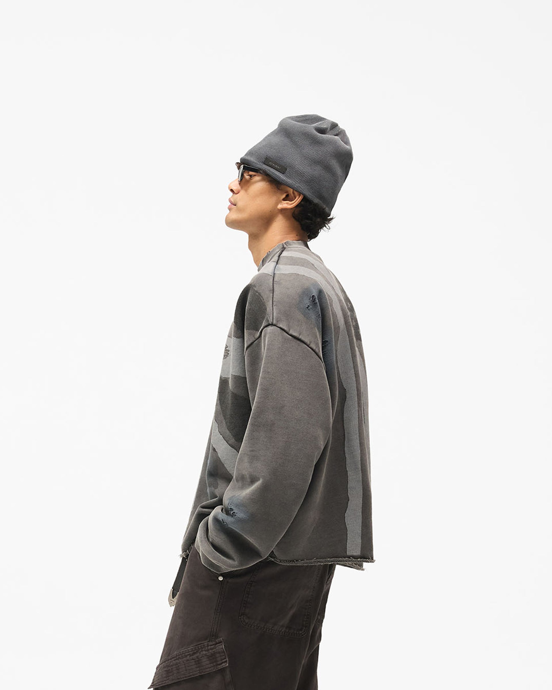 Flag Sweat - Vintage Black