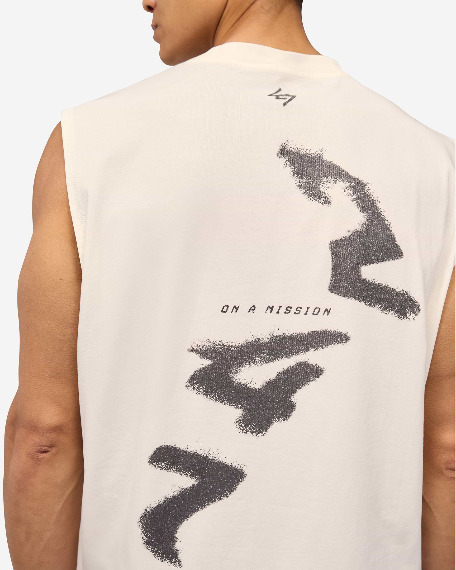 247 Motion Oversized Tank - Flat White