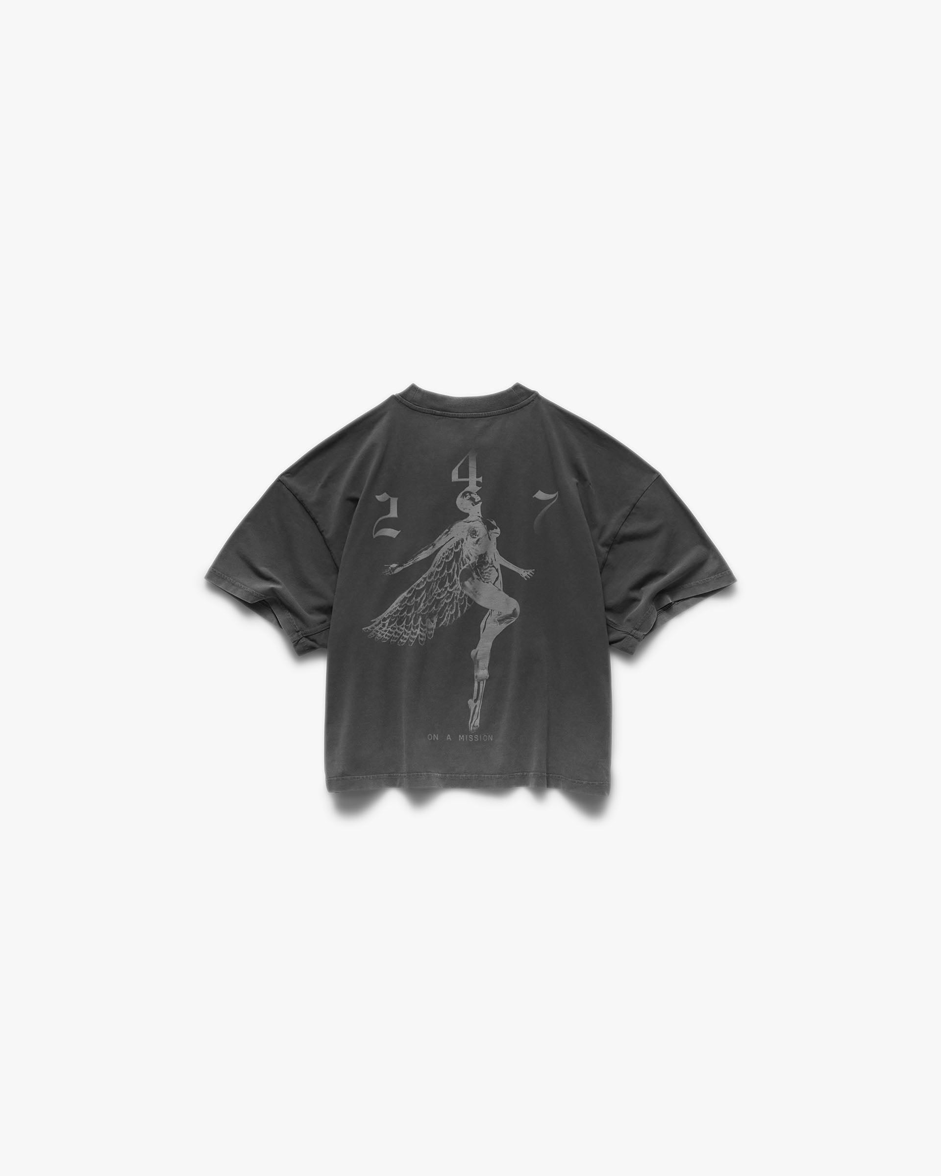 247 Fallen Angel T-Shirt - Vintage Black