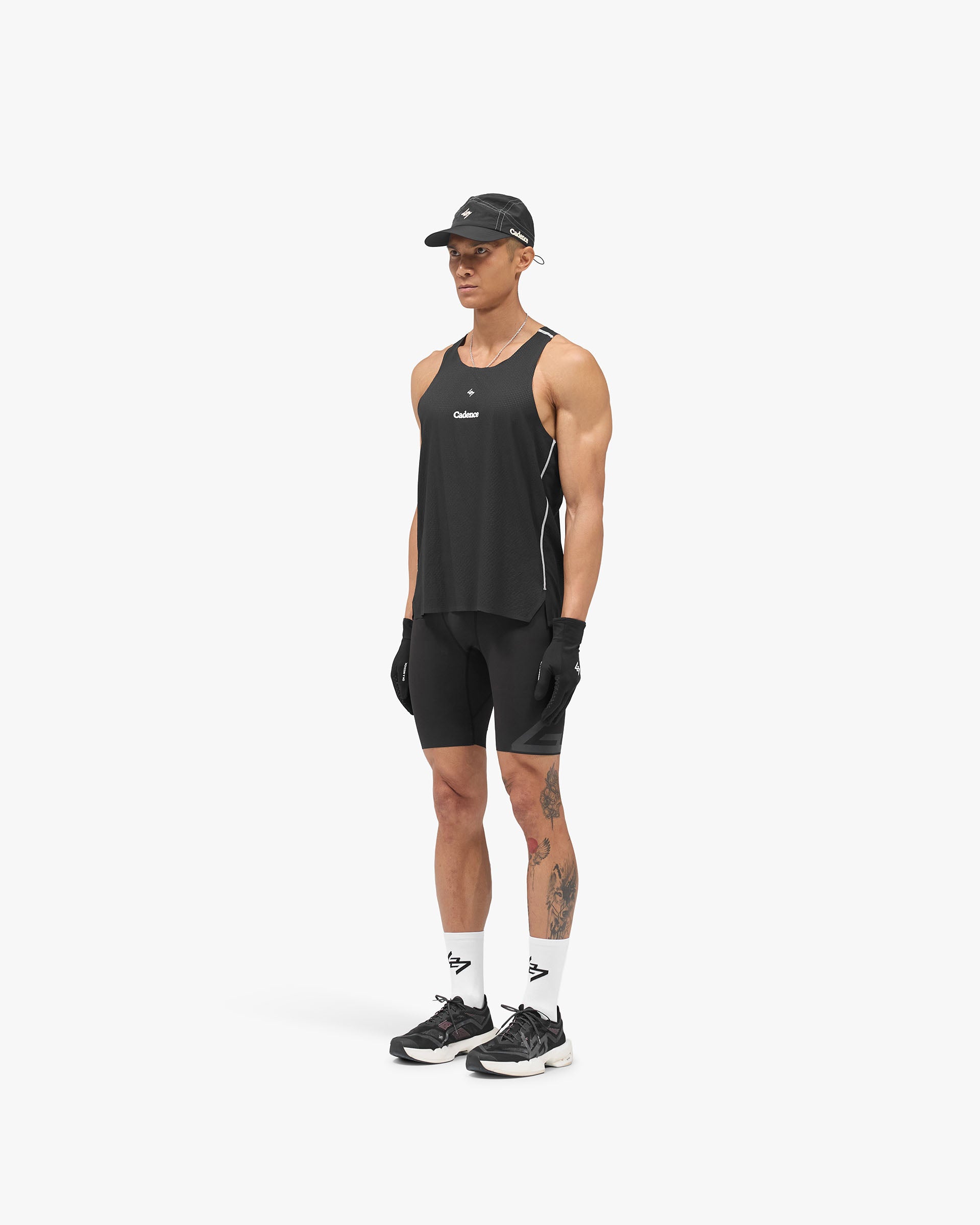 247 X Cadence Singlet - Jet Black