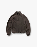 Initial Funnel Neck Quarter Zip Sweatshirt