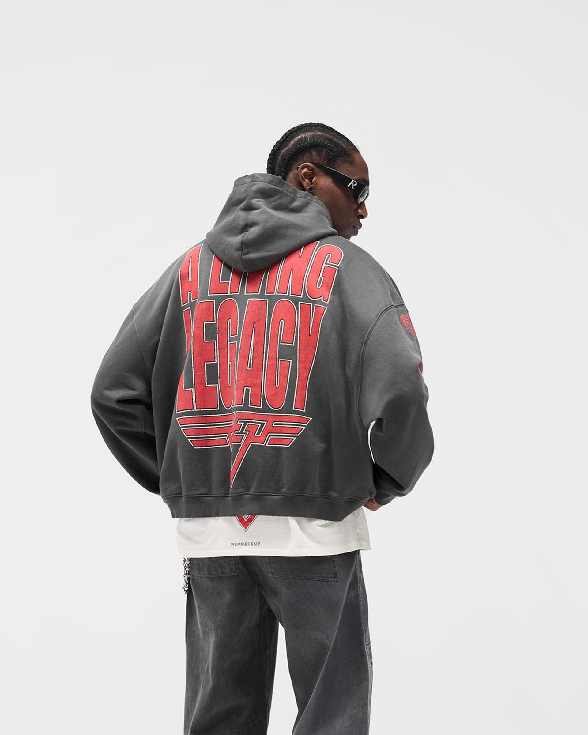 Reversible Living Legacy Tour Hoodie - Sun Fade Grey