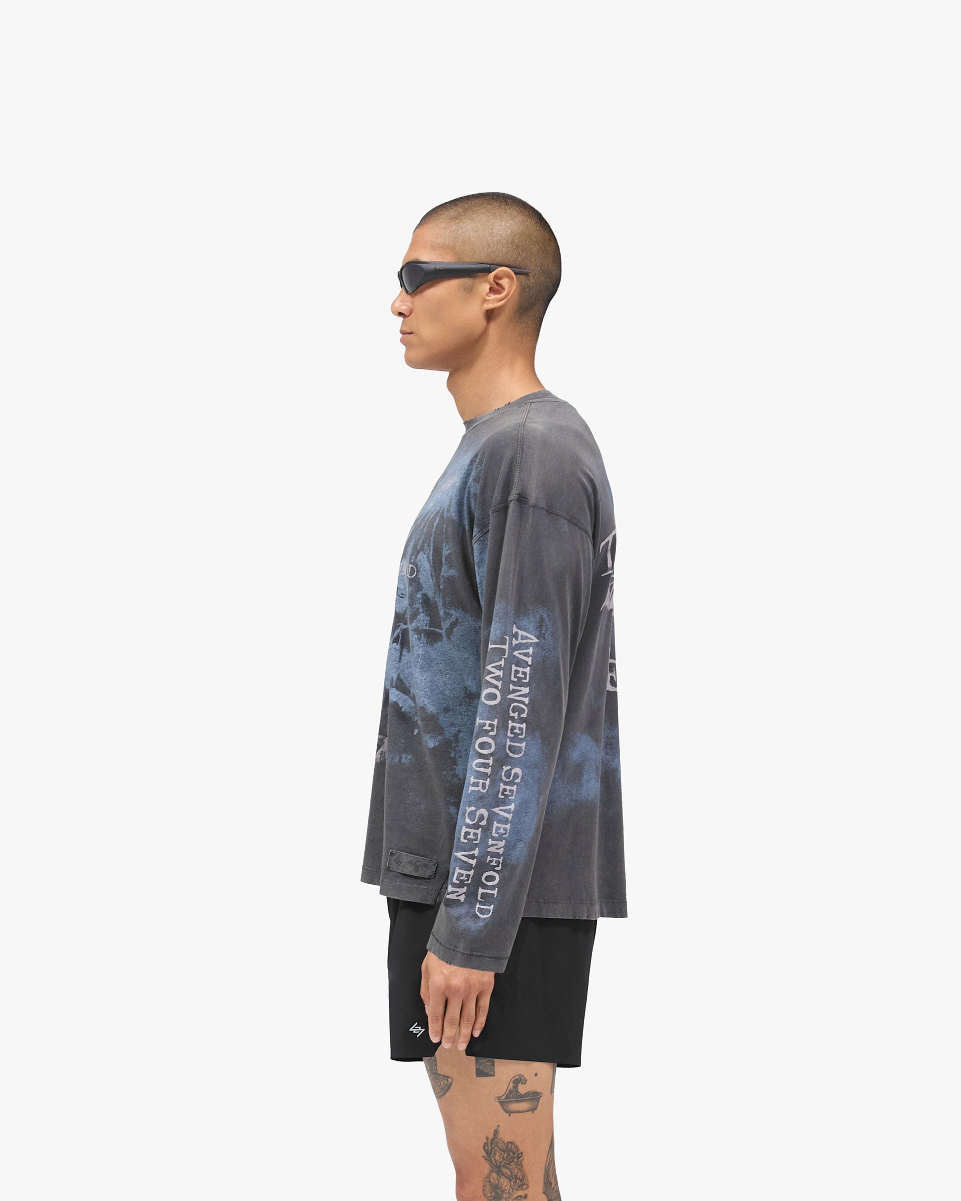 247 x Avenged Sevenfold Nightmare Long Sleeve T-Shirt - Aged Black