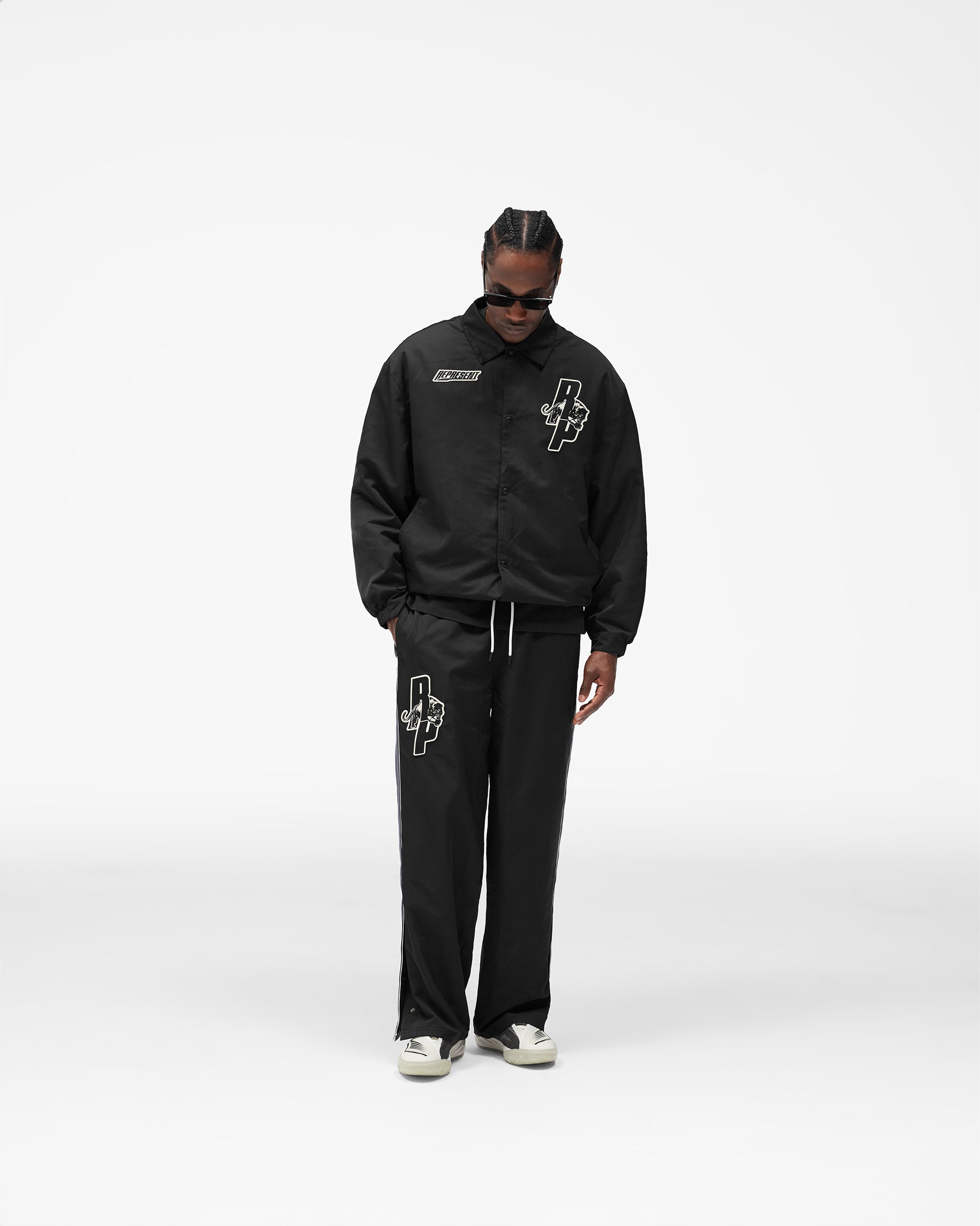 Represent X Puma Coach Jacket - Puma Black