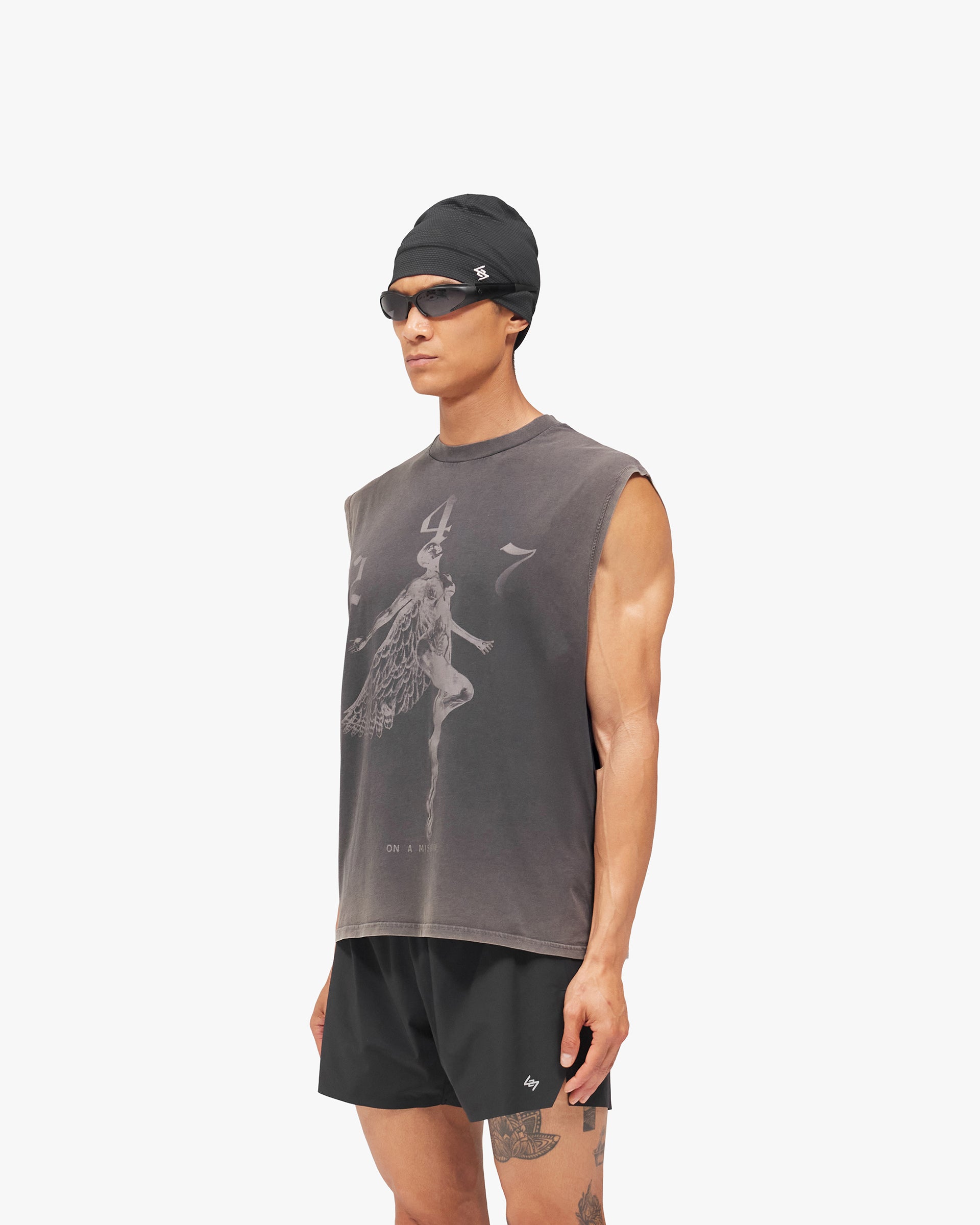 247 Fallen Angel Tank - Vintage Black