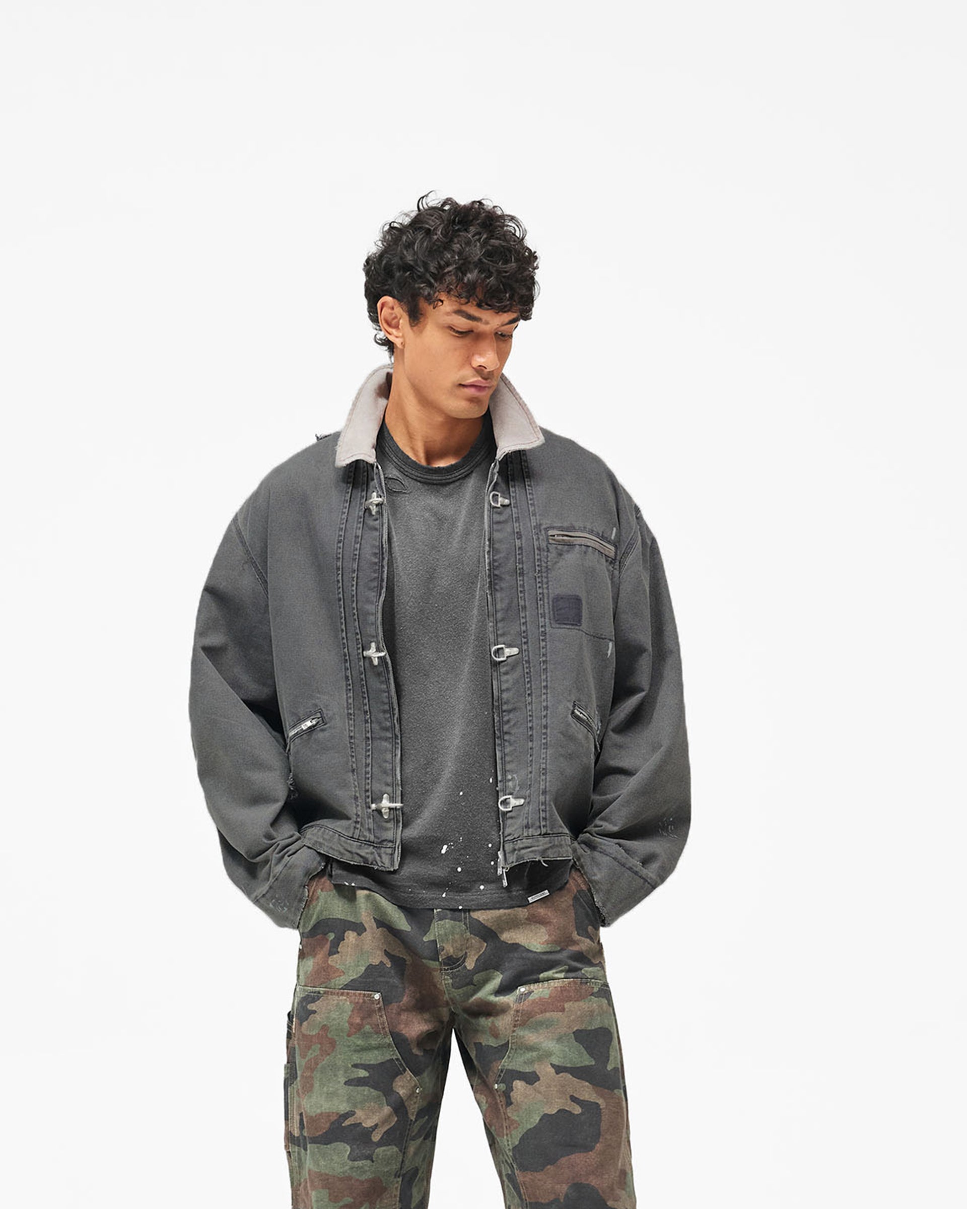 MH Worker Jacket - Vintage Grey