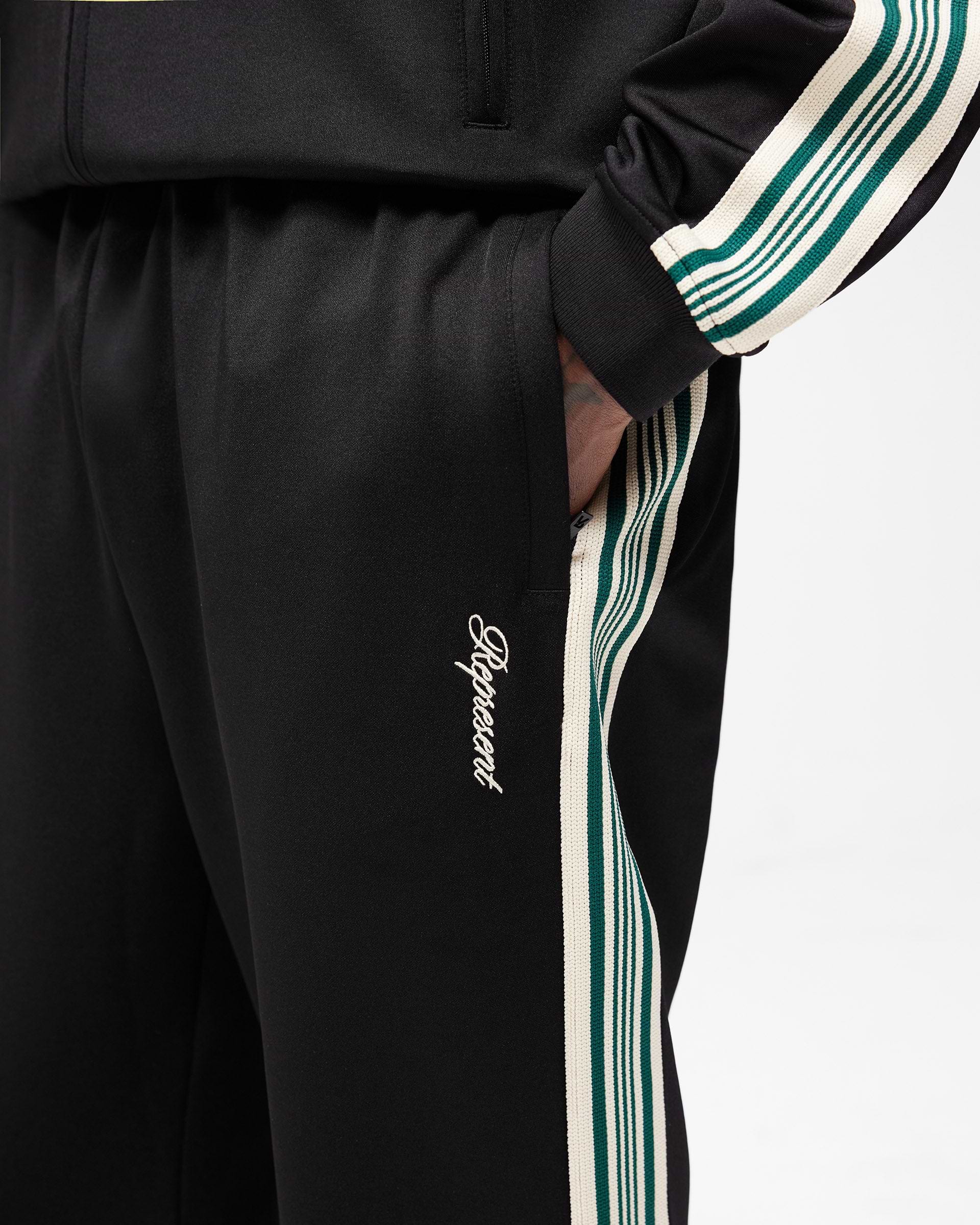Taped Track Pant - Jet Black