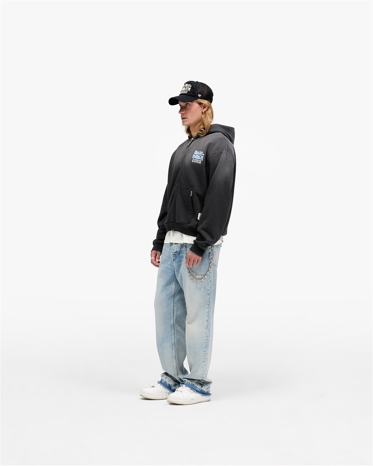 Represent X Iron Maiden Anniversary Zip up Hoodie | REPRESENT