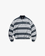 California Striped Henley Sweater
