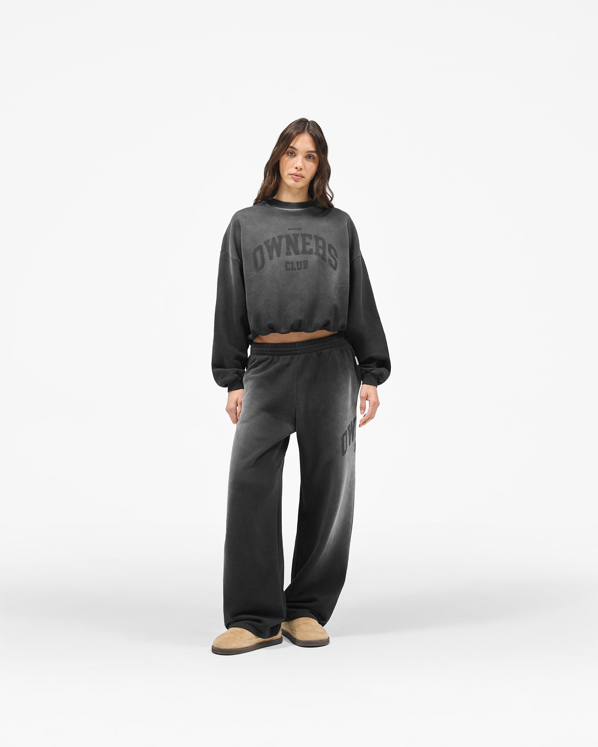 Represent Owners Club Sweater - Weathered Black