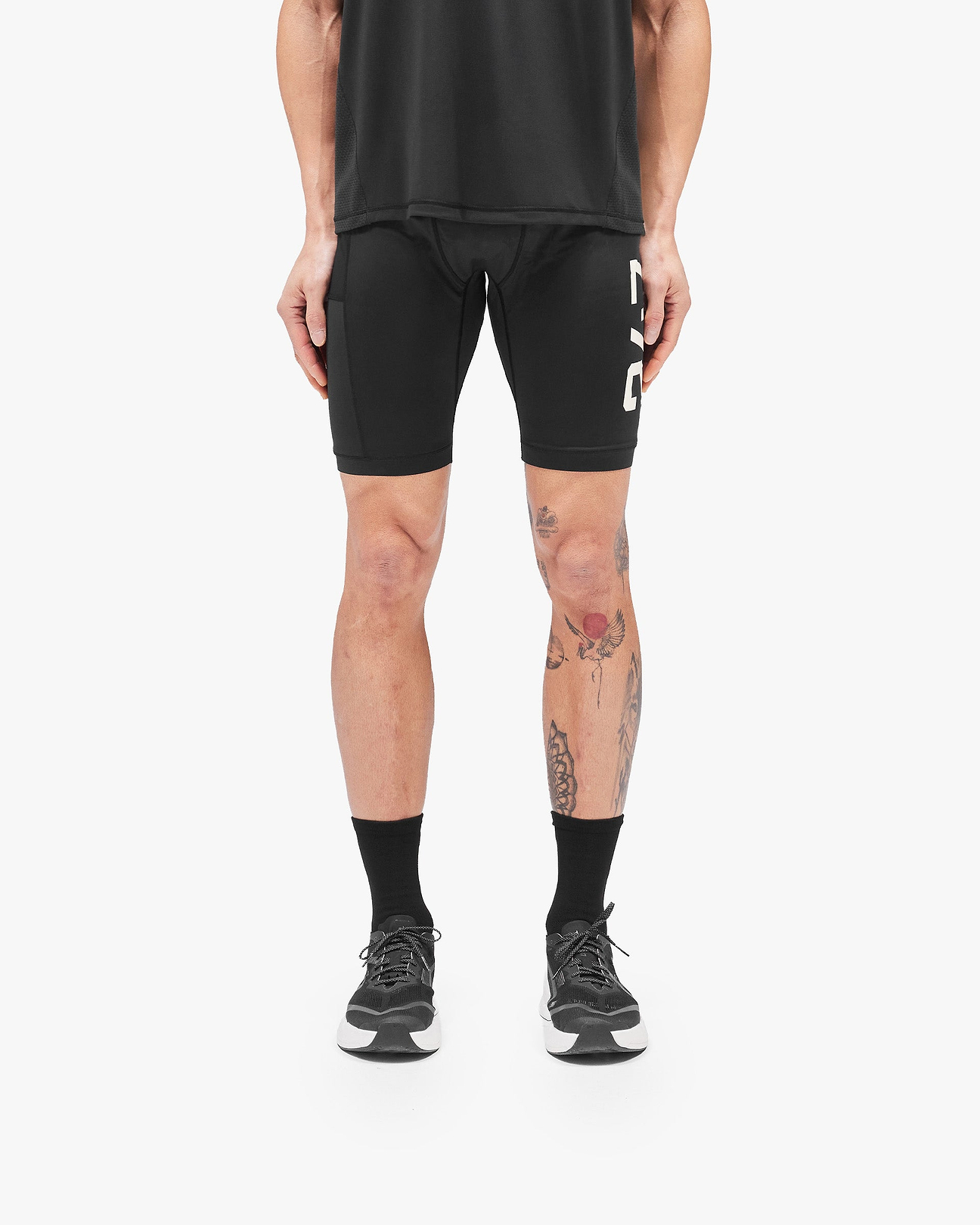 247 Cargo Half Tight - Jet Black | REPRESENT