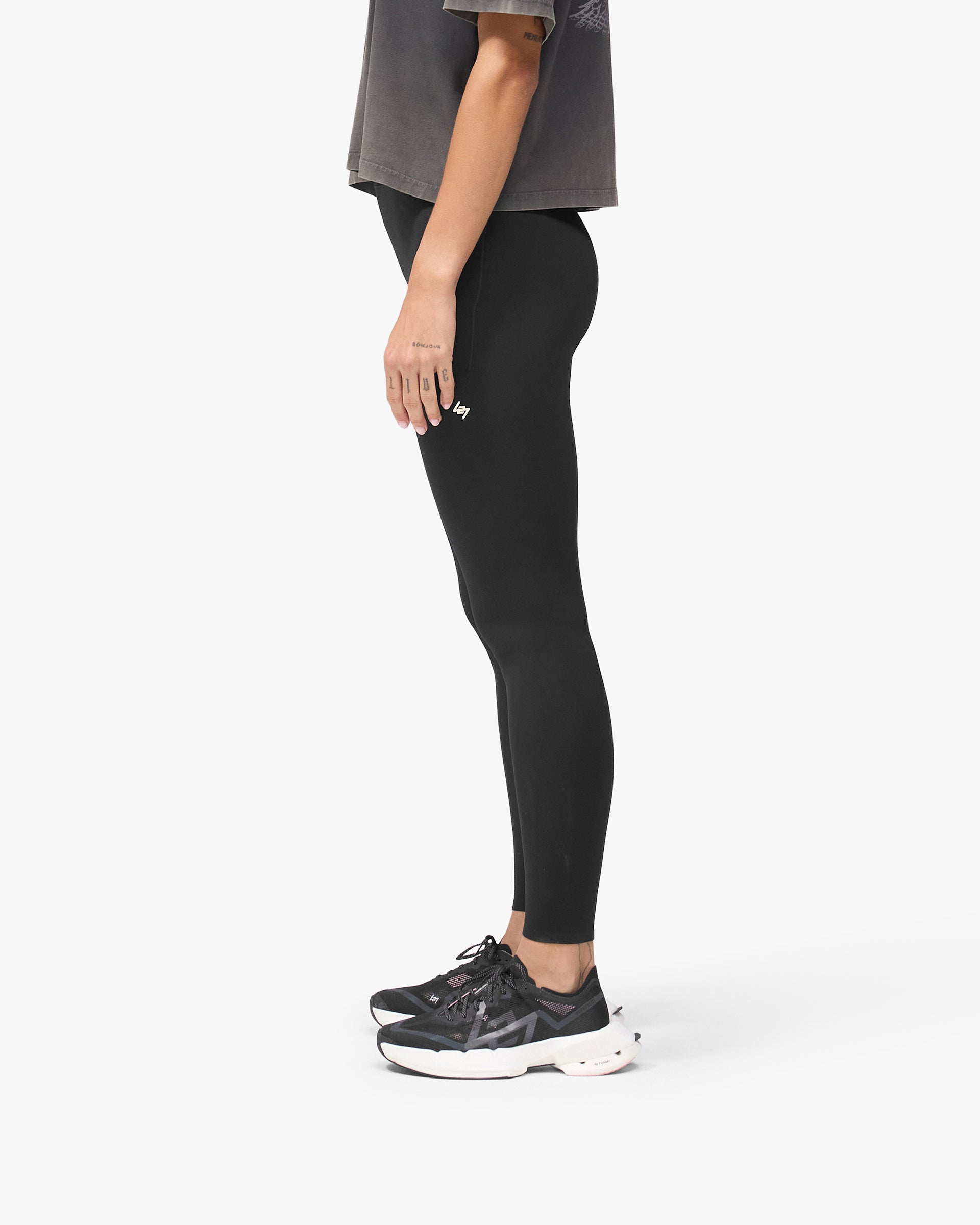 247 On A Mission Legging - Jet Black