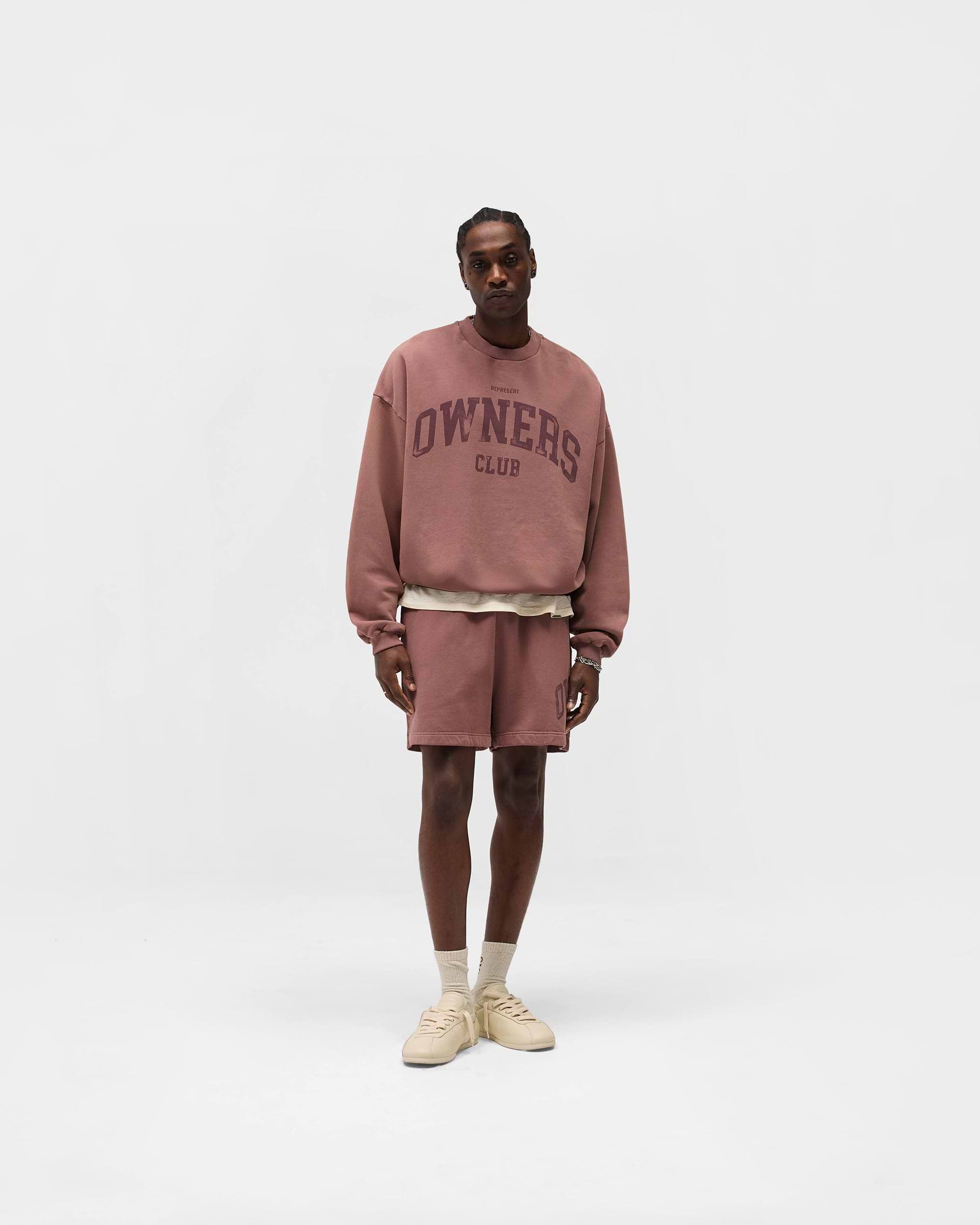 Represent Owners Club Sweater - Smoked Rose