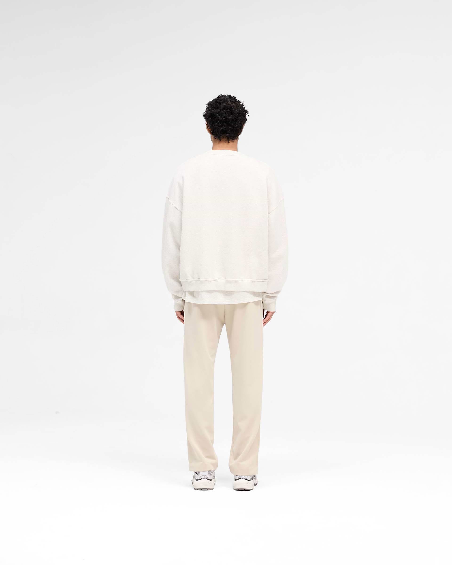Rep Applique Sweater - Cream Marl