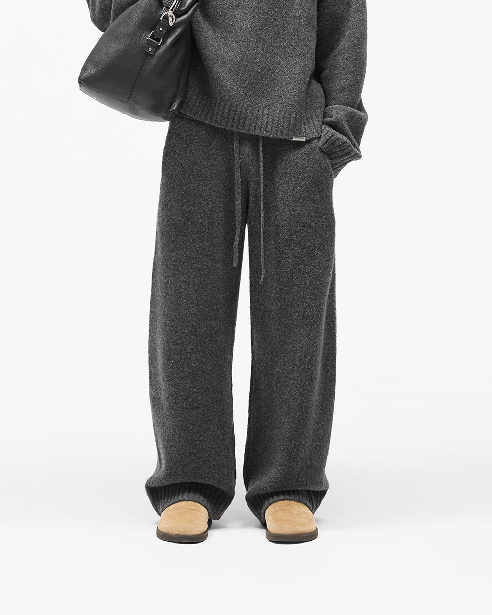 Ramone Knit Sweatpant - Dark Grey