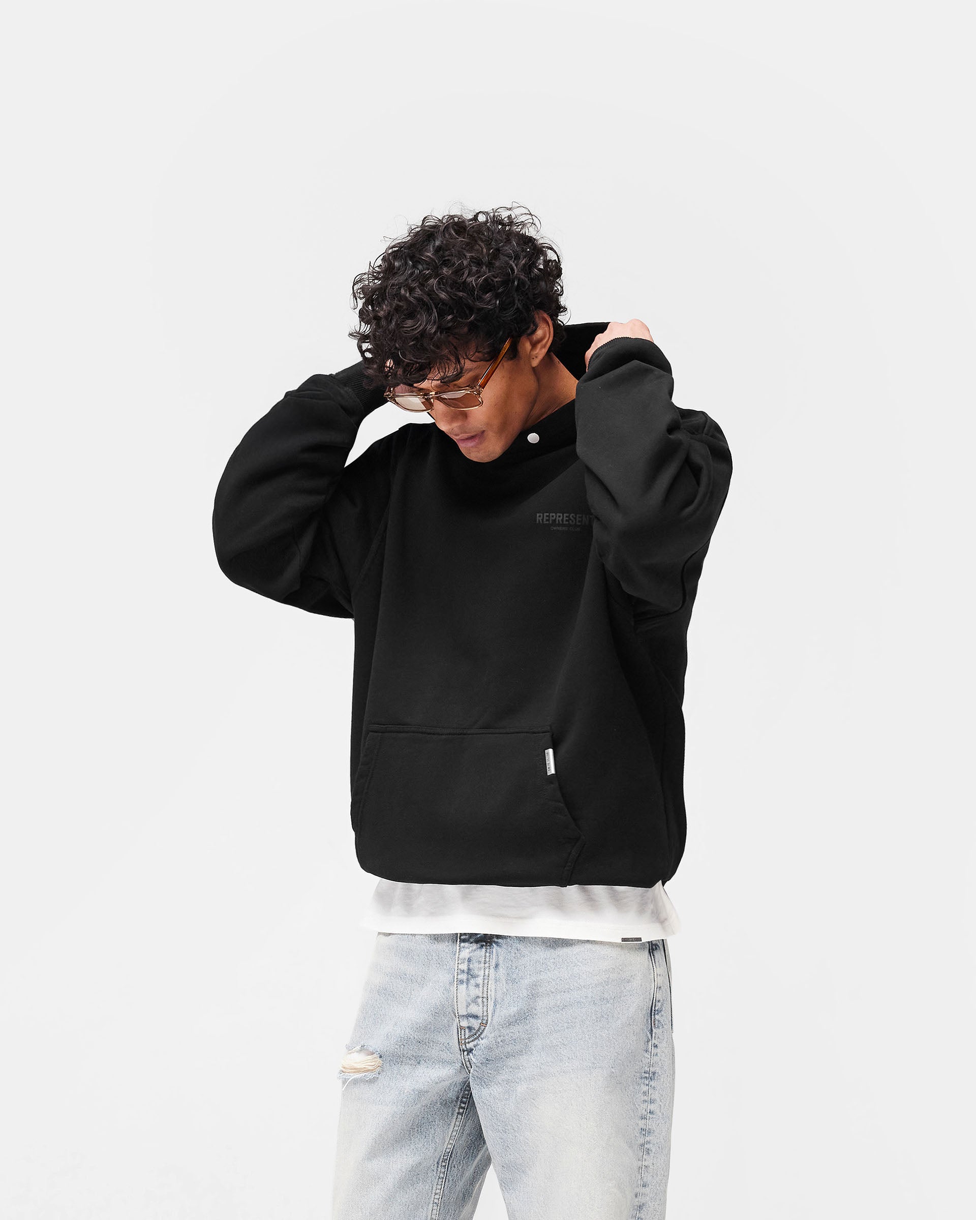 Represent Owners Club Hoodie - Matte Black