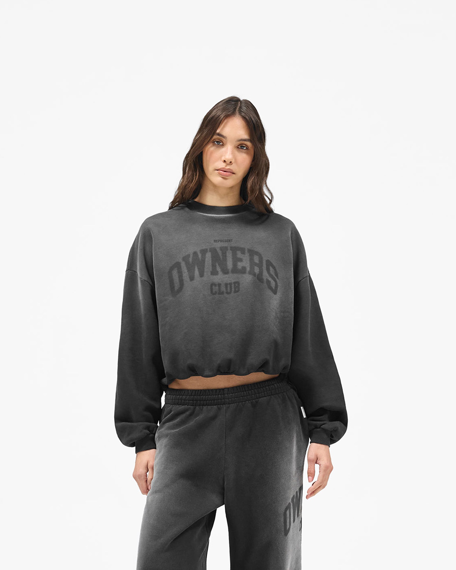 Represent Owners Club Sweater - Weathered Black