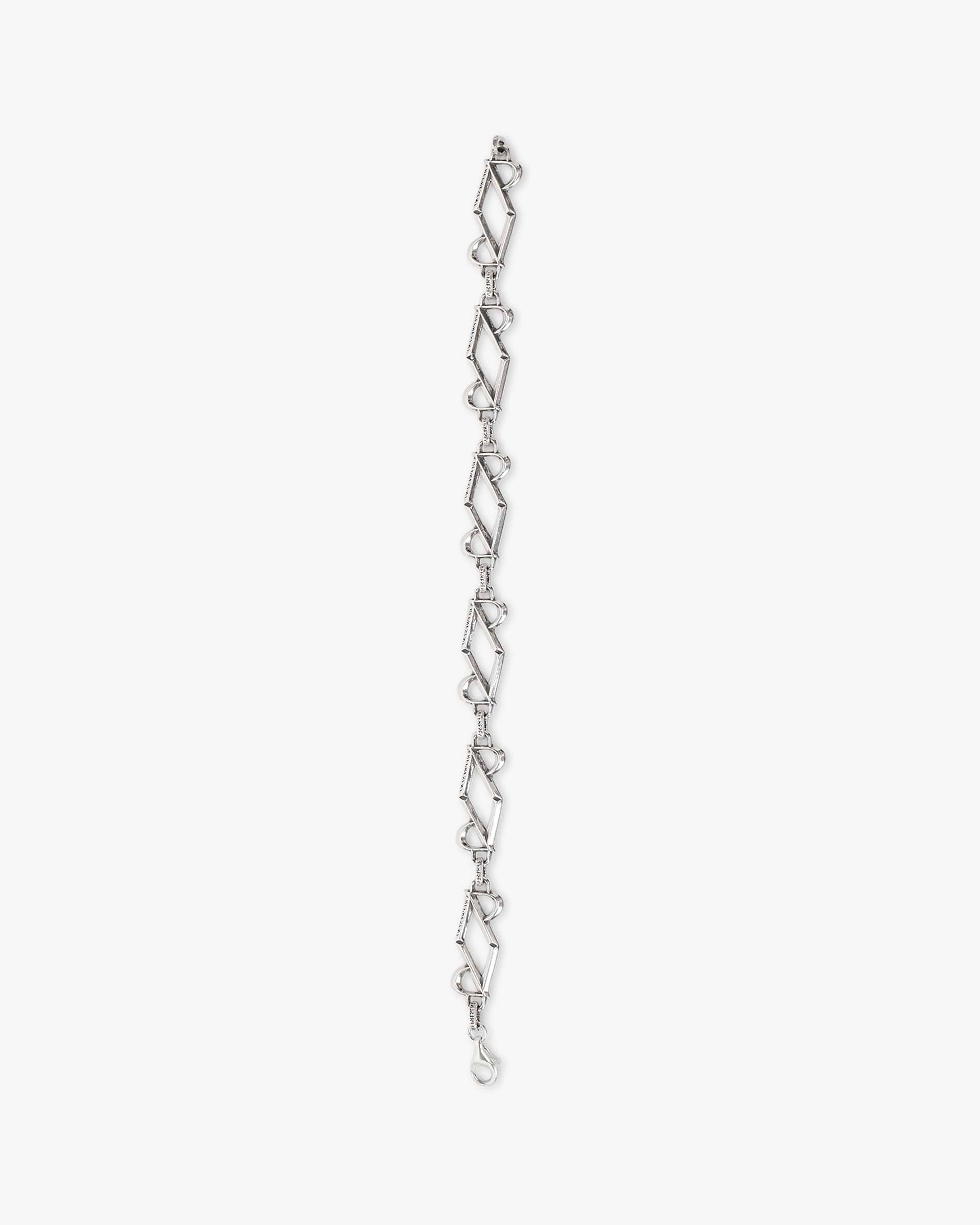 Initial Chain Bracelet - Silver